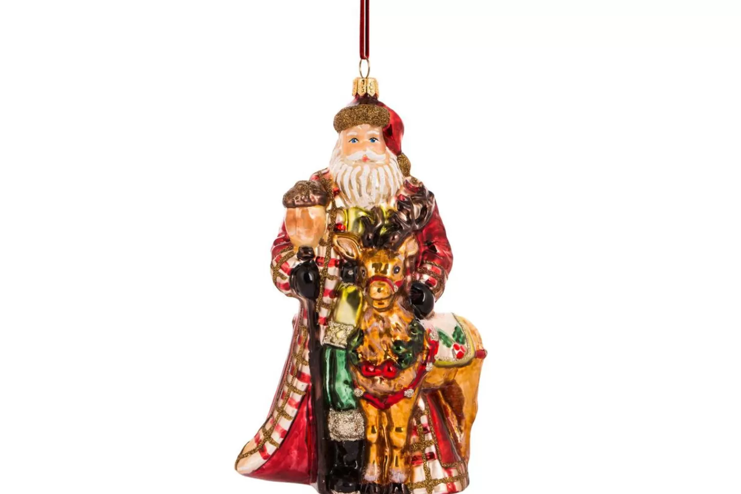 Online Treetime Huras Family Santa In Tartan Ornament