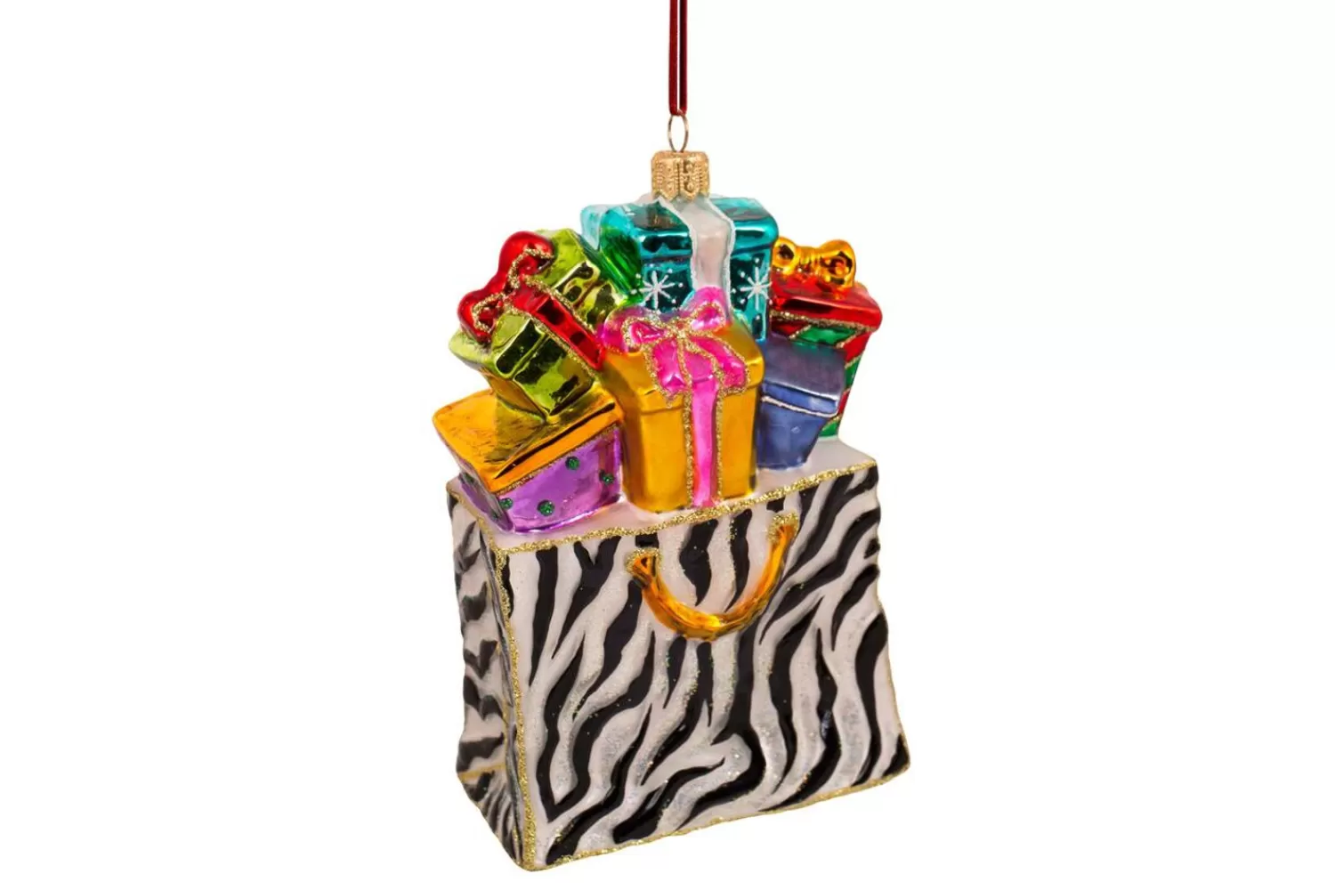 Shop Treetime Huras Family Shopping Bag With Presents Ornament