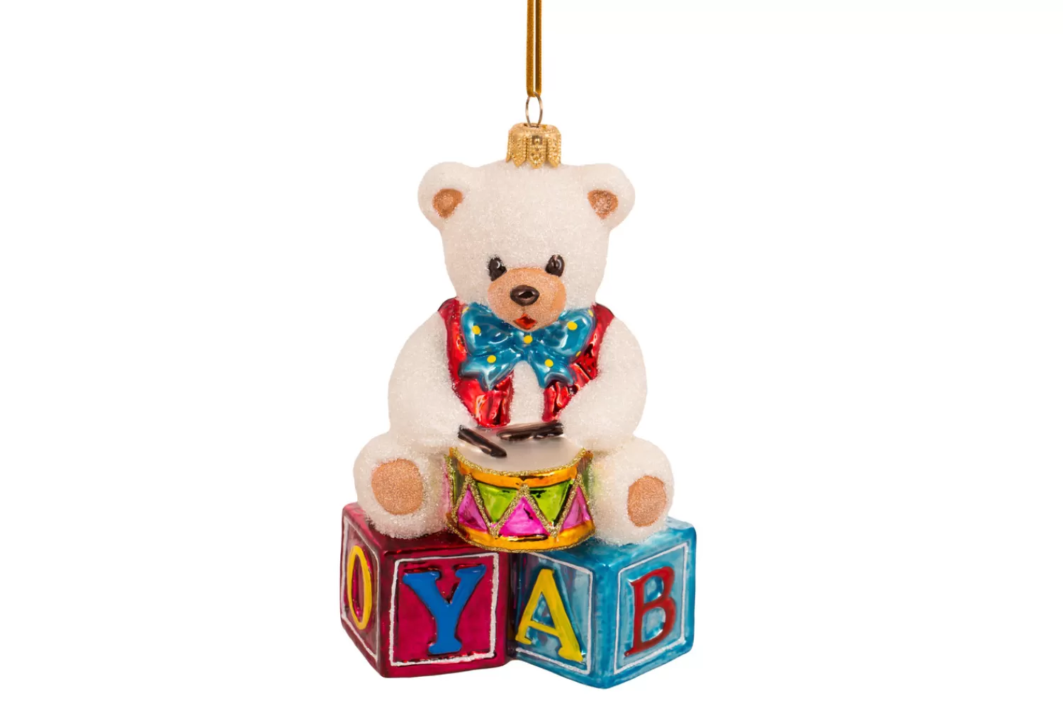 Discount Treetime Huras Family Teddy Bear With Baby's Blocks Ornament