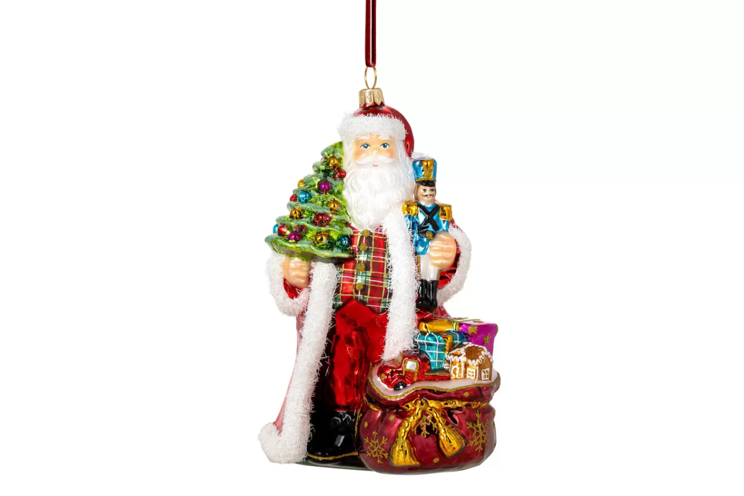 Fashion Treetime Huras Family Warwick Hall Santa Ornament