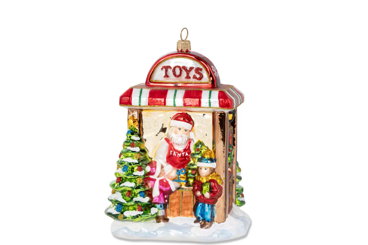 Best Sale Treetime Huras Family Welcome To Santa's Toy Shop Ornament