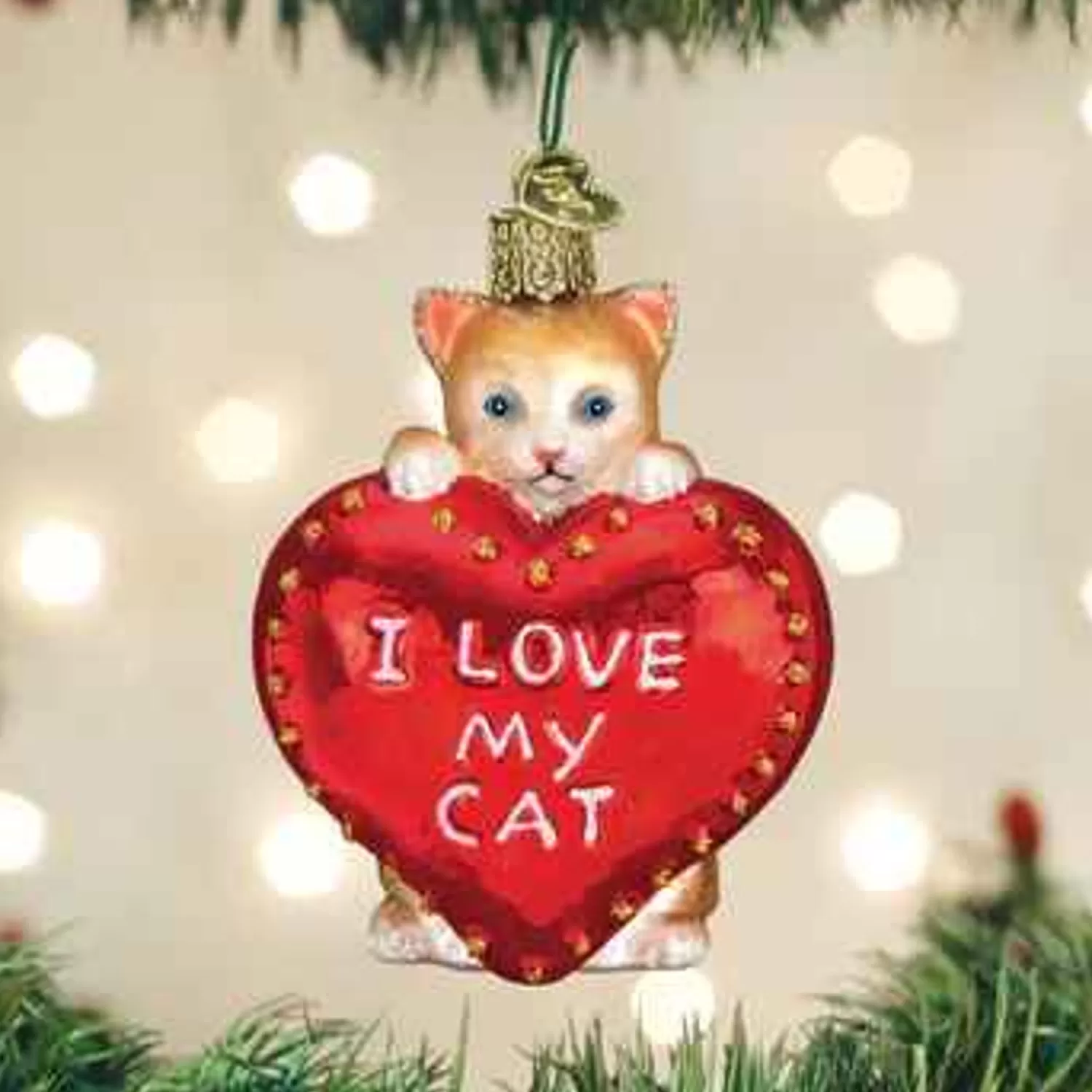 Sale Treetime I Love My Cat Ornament