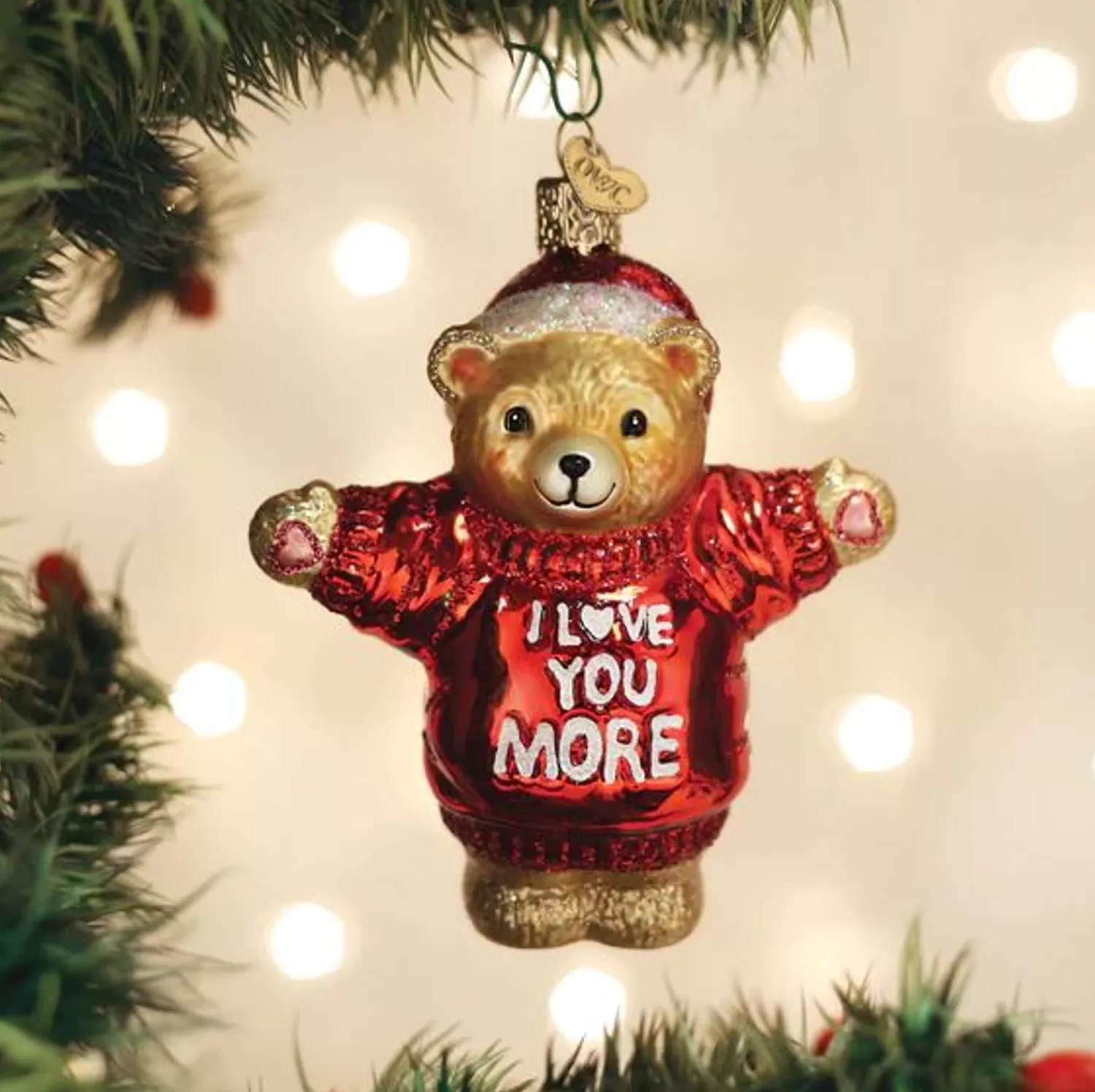 Outlet Treetime I Love You More Bear Ornament