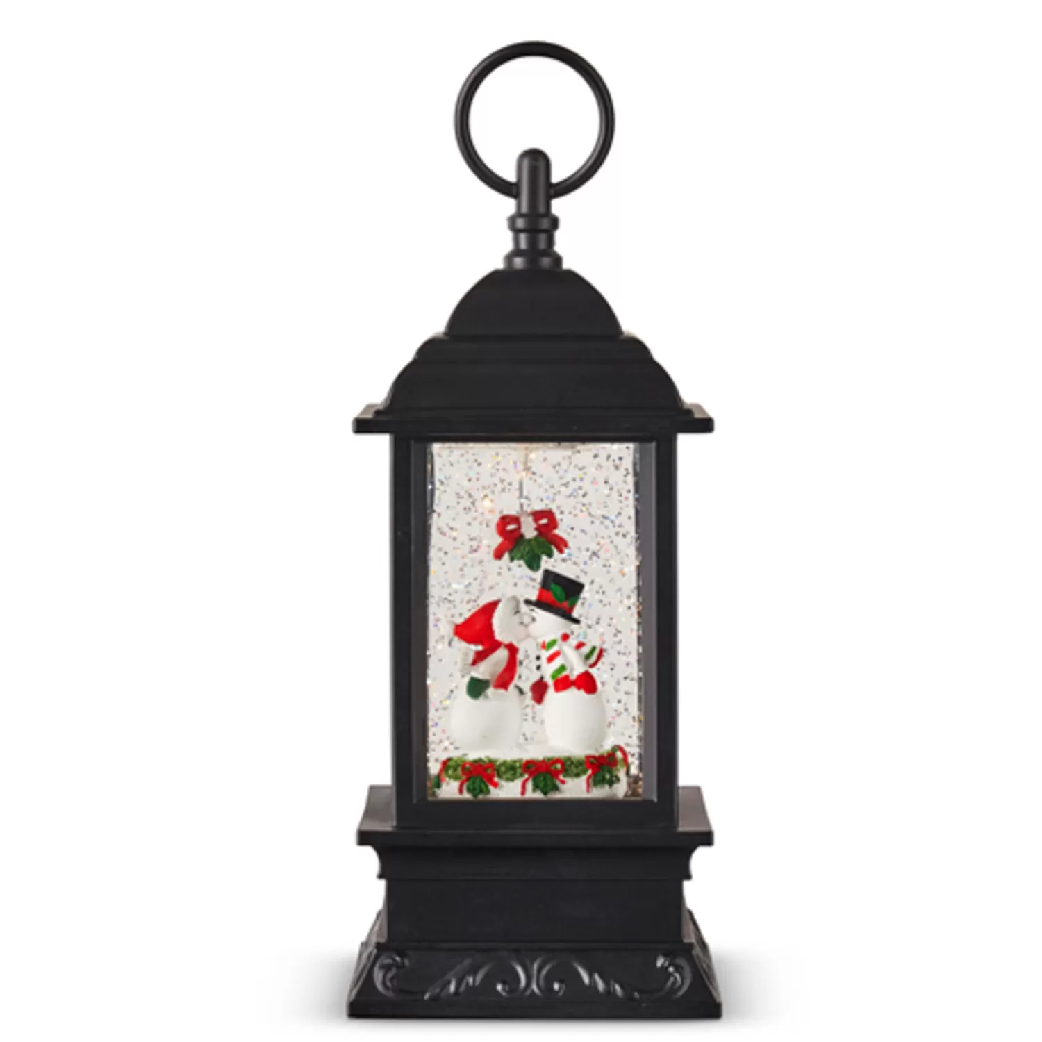 Shop Treetime Kissing Snowmen Animated Lighted Water Lantern