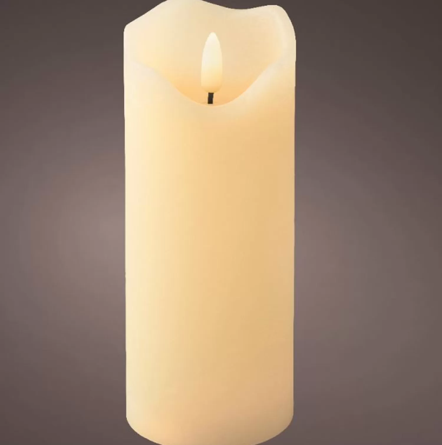 Clearance Treetime LED Battery Operated Cream Wave Candle 6.7"