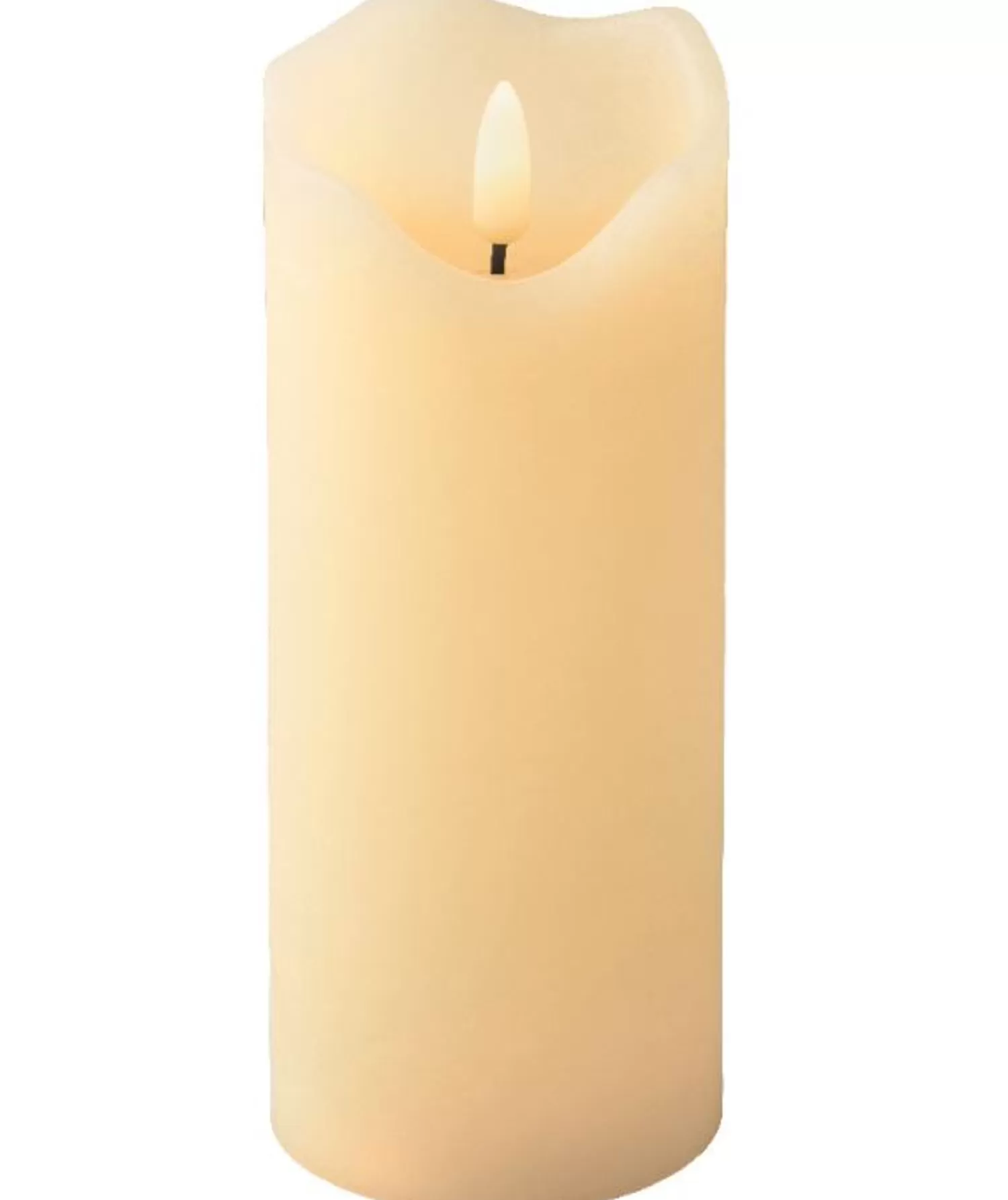 Clearance Treetime LED Battery Operated Cream Wave Candle 6.7"