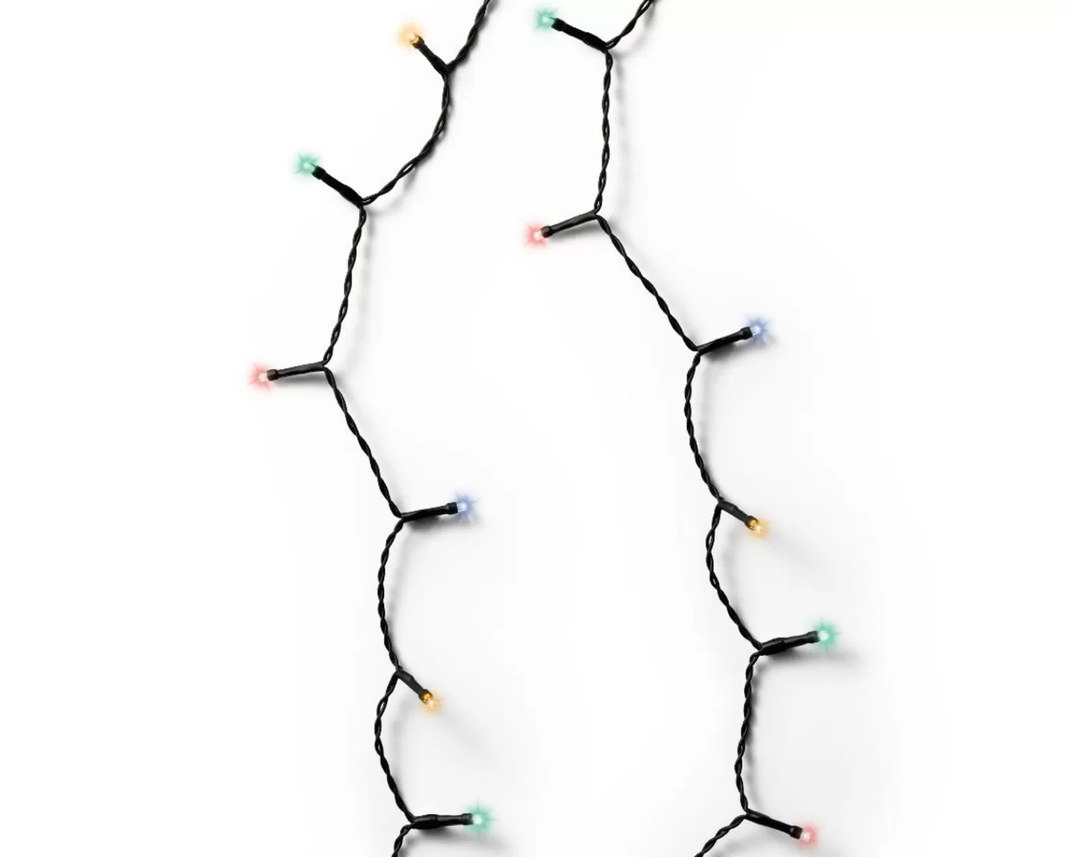 Outlet Treetime LED Battery Operated Multi Color 23ft. Light Set With Black Wire