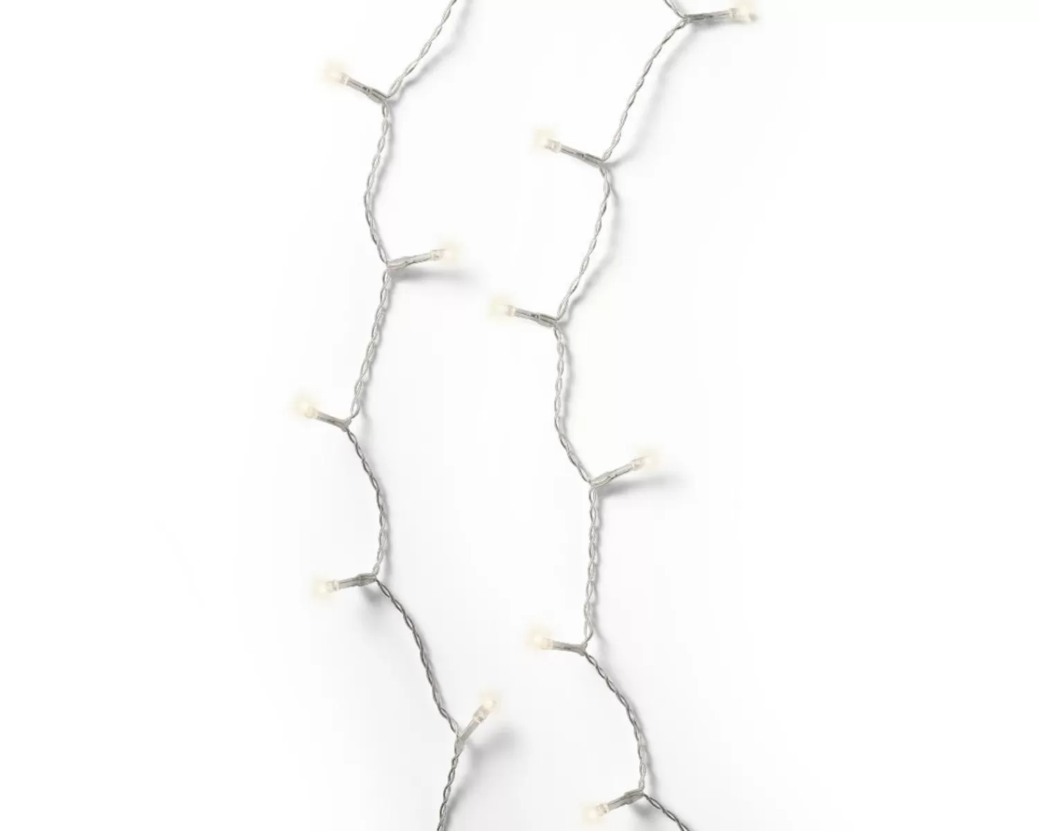 Outlet Treetime LED Battery Operated Warm White 46.9ft. Light Set With Translucent Wire