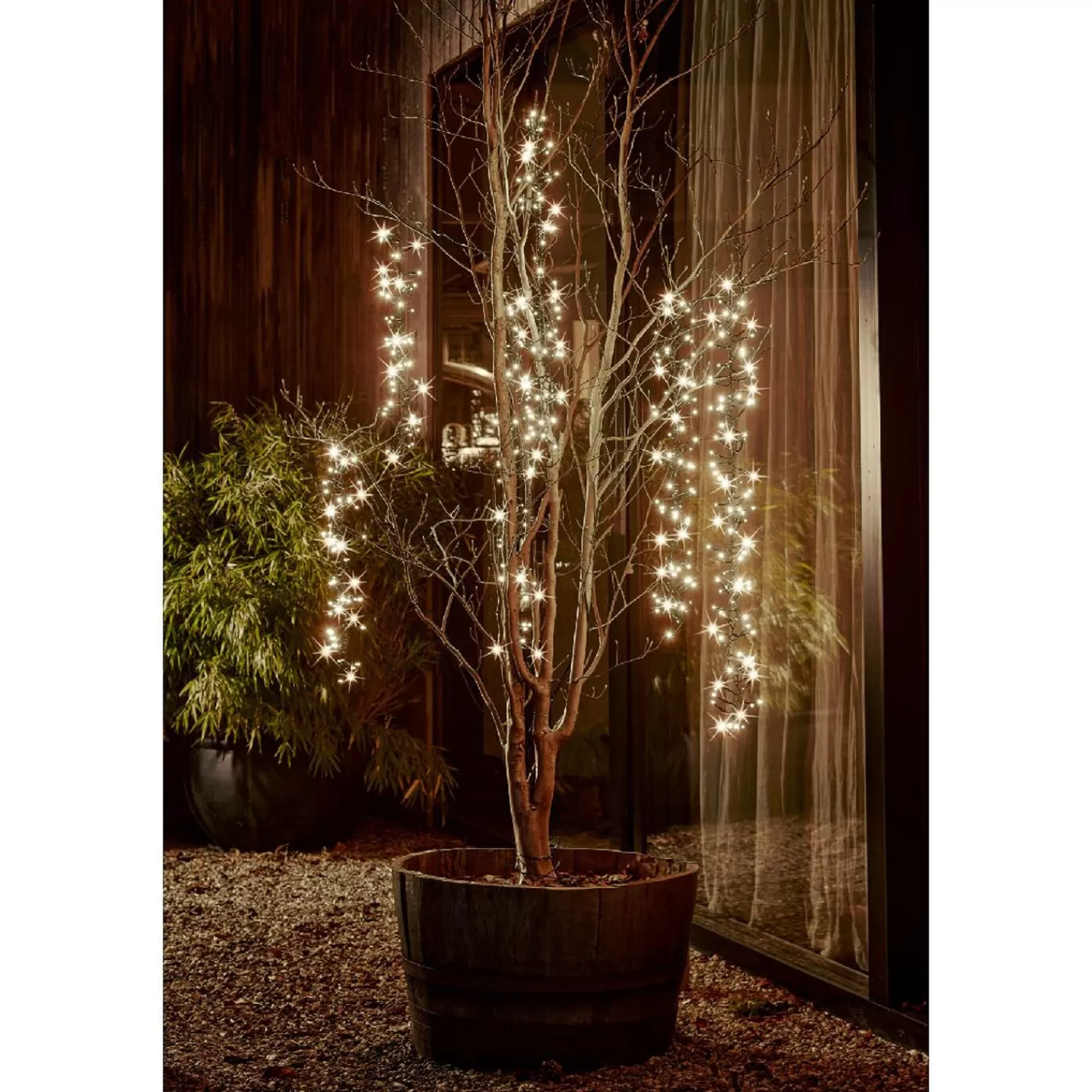 Outlet Treetime LED Connect Cascade Warm White Light Set