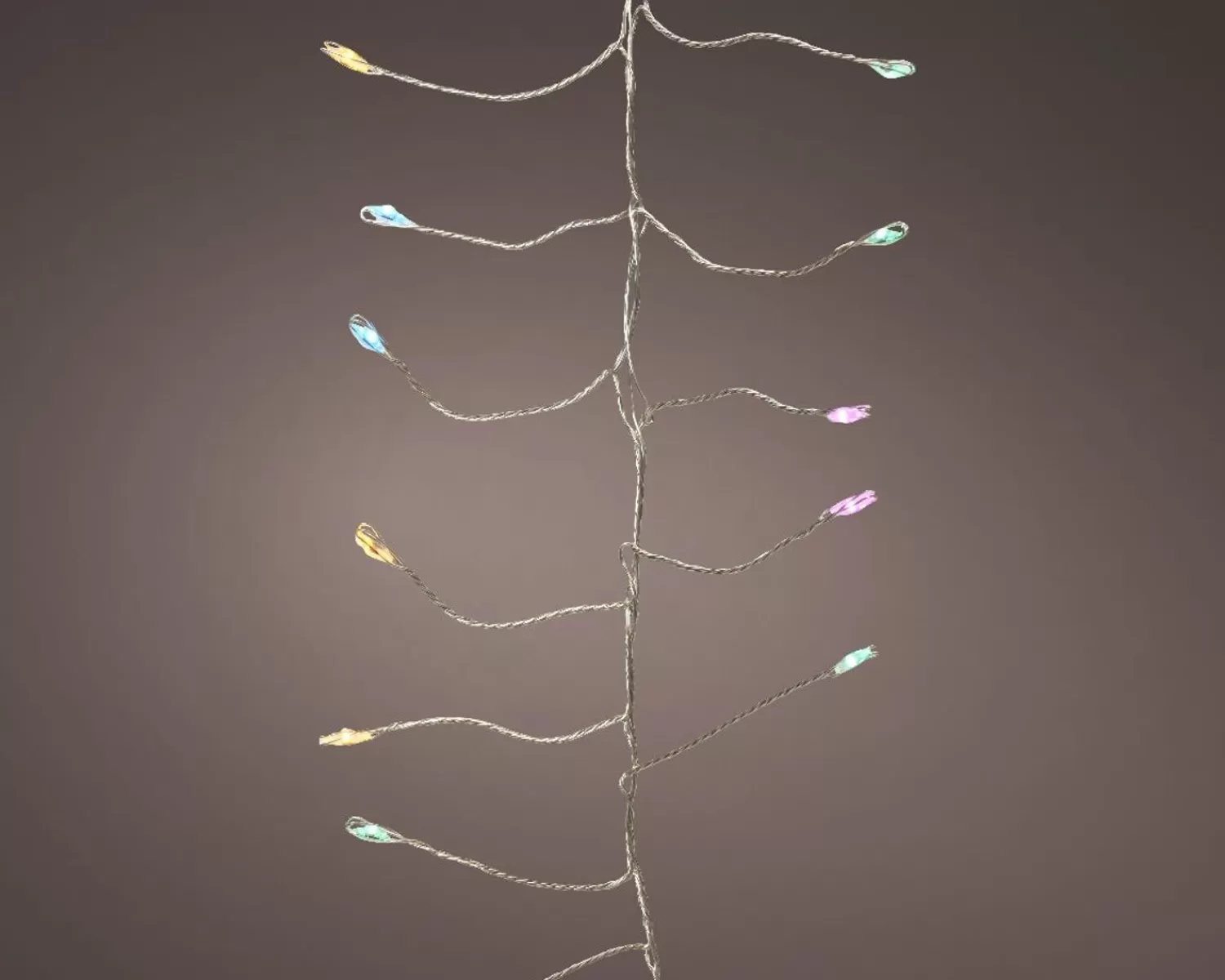 Outlet Treetime LED Micro Soft Multi 19.7 Ft. Compact Lights On Silver Wire