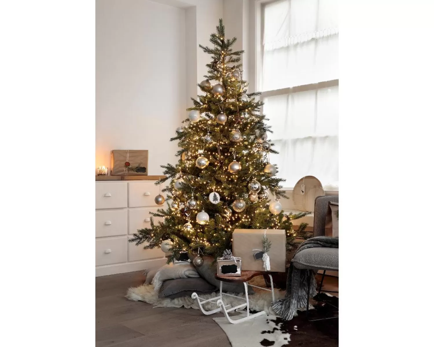 Sale Treetime LED Micro Warm White 19.7 Ft. Compact Lights On Black Wire