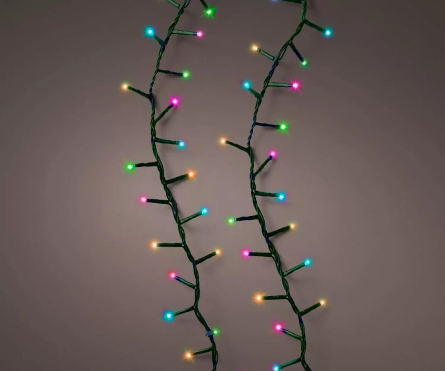 Discount Treetime LED Multi Rainbow 52.5 Ft. Compact Light Set With Green Wire