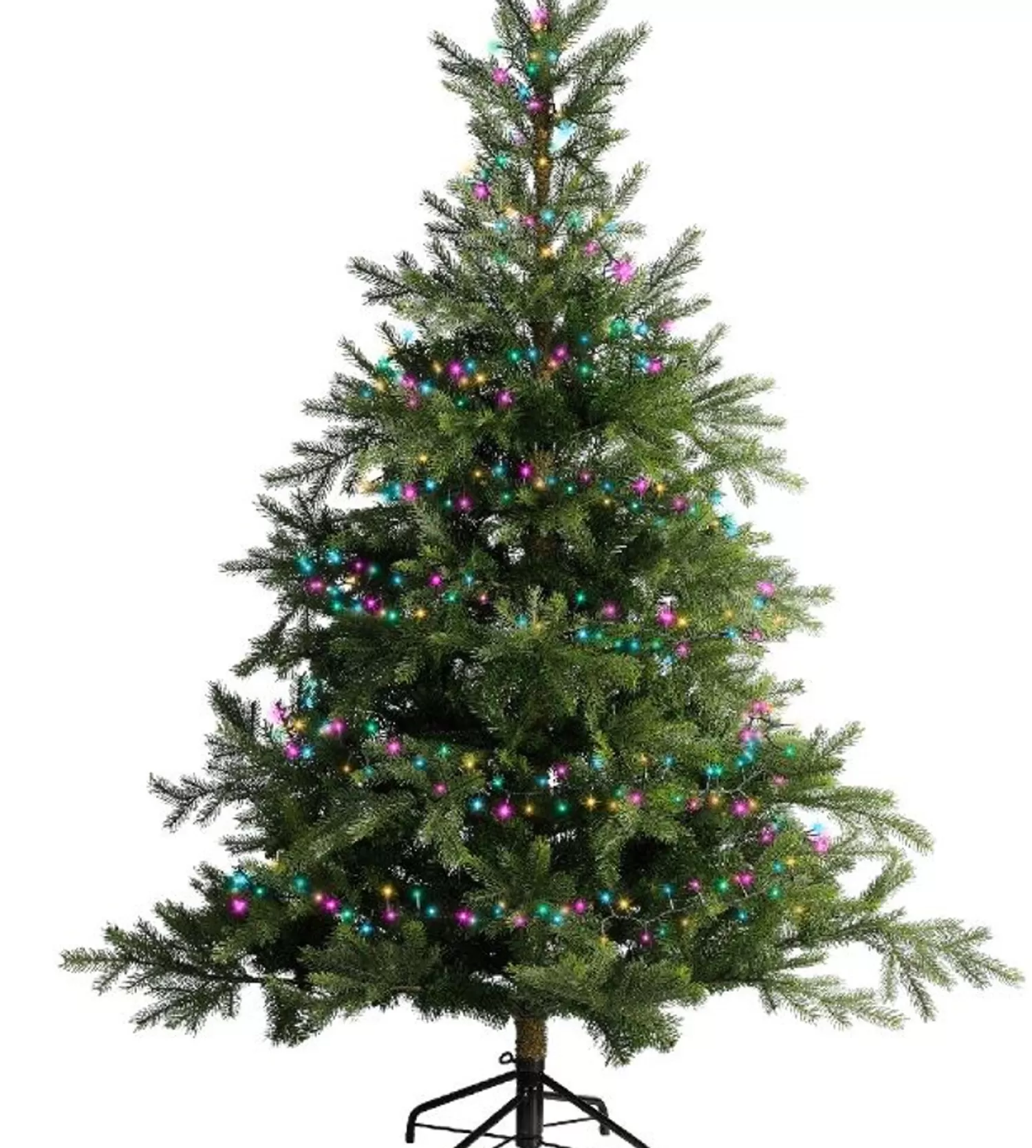 Discount Treetime LED Multi Rainbow 52.5 Ft. Compact Light Set With Green Wire