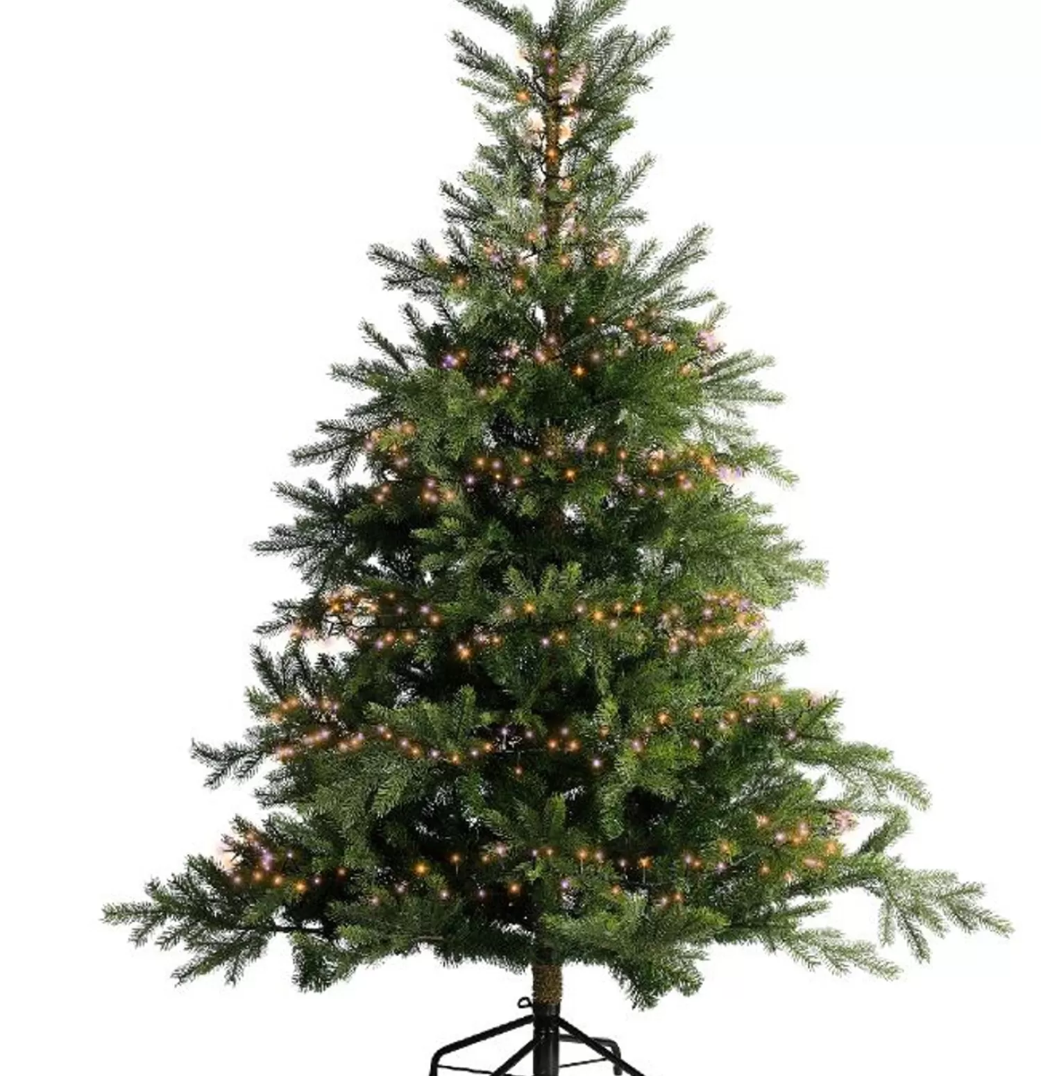 Cheap Treetime LED Purple And Orange 52.5 Ft. Compact Light Set With Black Wire