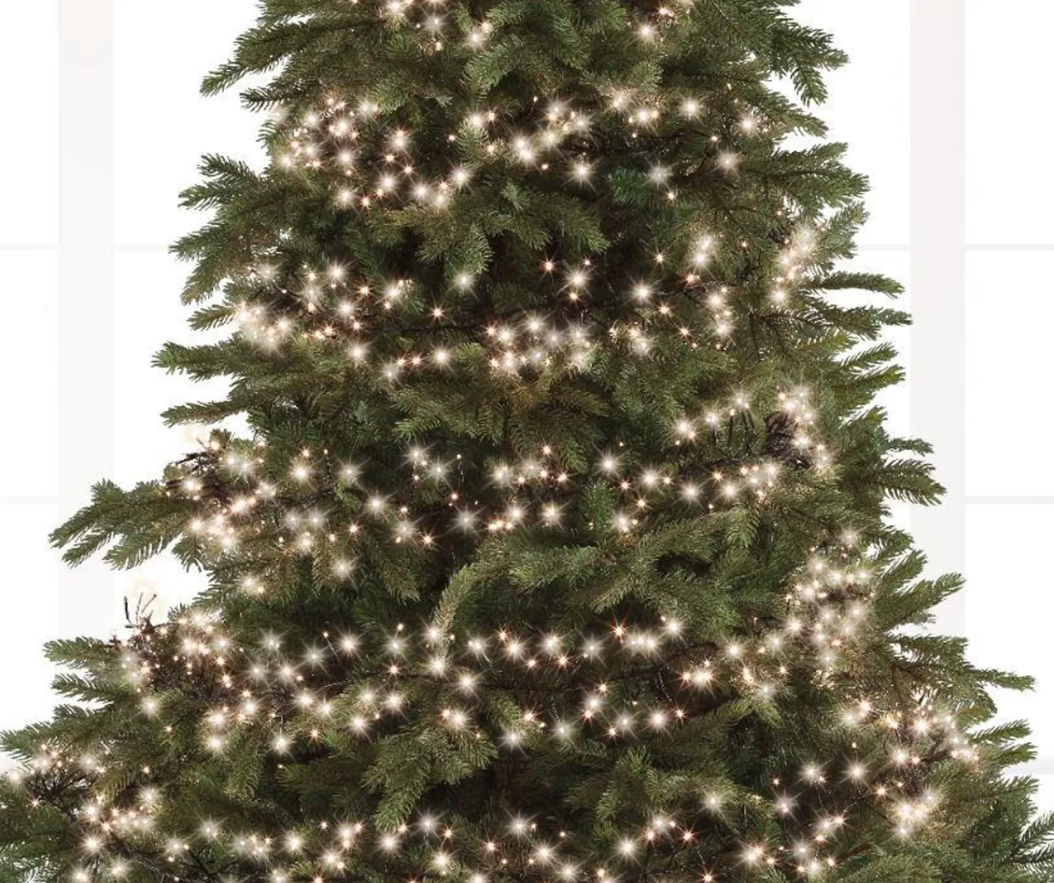 Cheap Treetime LED Warm White 10 Ft. Cluster Light Set With Green Wire