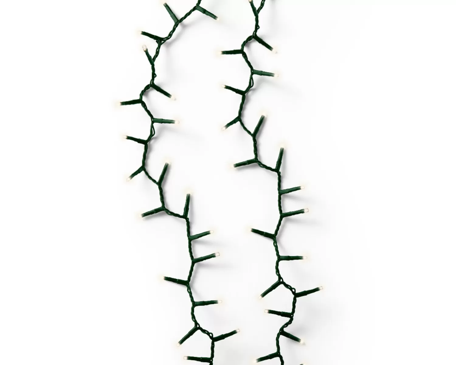 Outlet Treetime LED Warm White 36ft. Compact Light Set With Green Wire