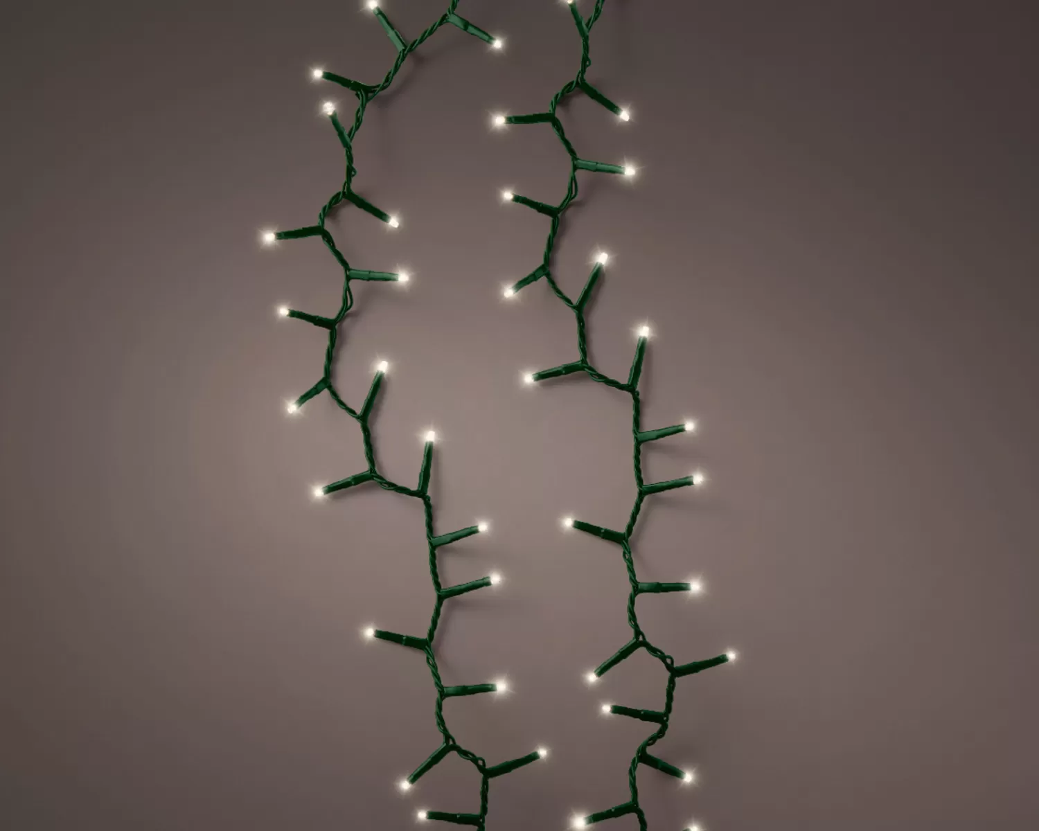 Outlet Treetime LED Warm White 36ft. Compact Light Set With Green Wire