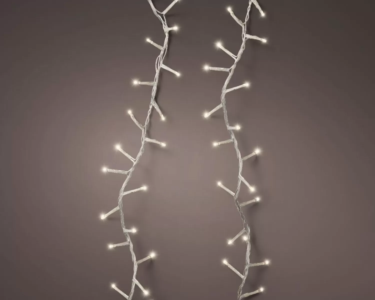 Outlet Treetime LED Warm White 36ft. Compact Light Set With Transparent Wire