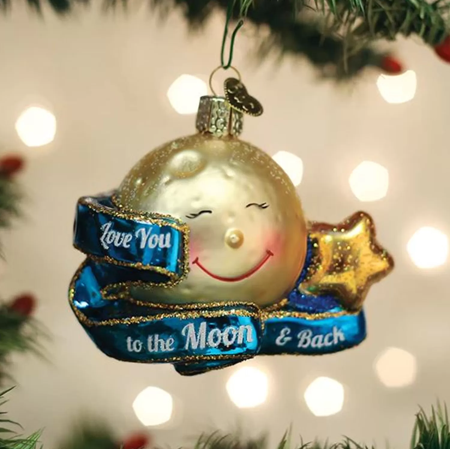 Hot Treetime Love You To The Moon & Back Ornament