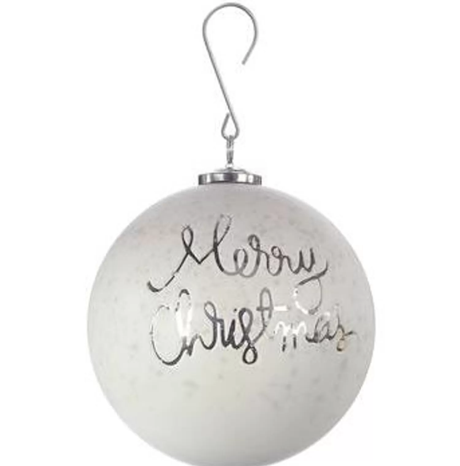 New Treetime Merry Christmas Glass Ball Ornament