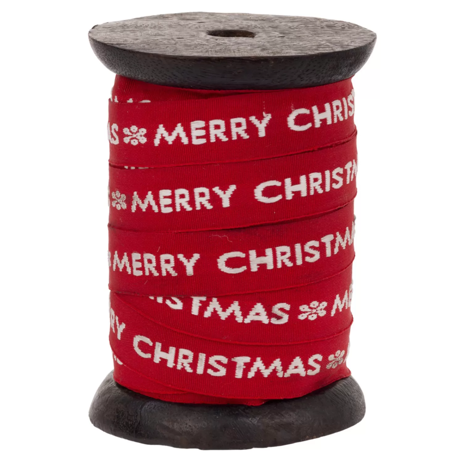 Hot Treetime Merry Christmas Ribbon Spool