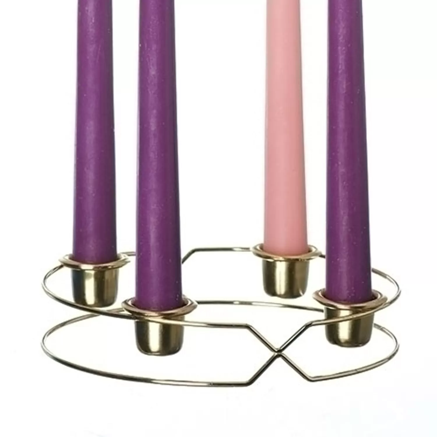 Outlet Treetime Metal Advent Wreath With Candles