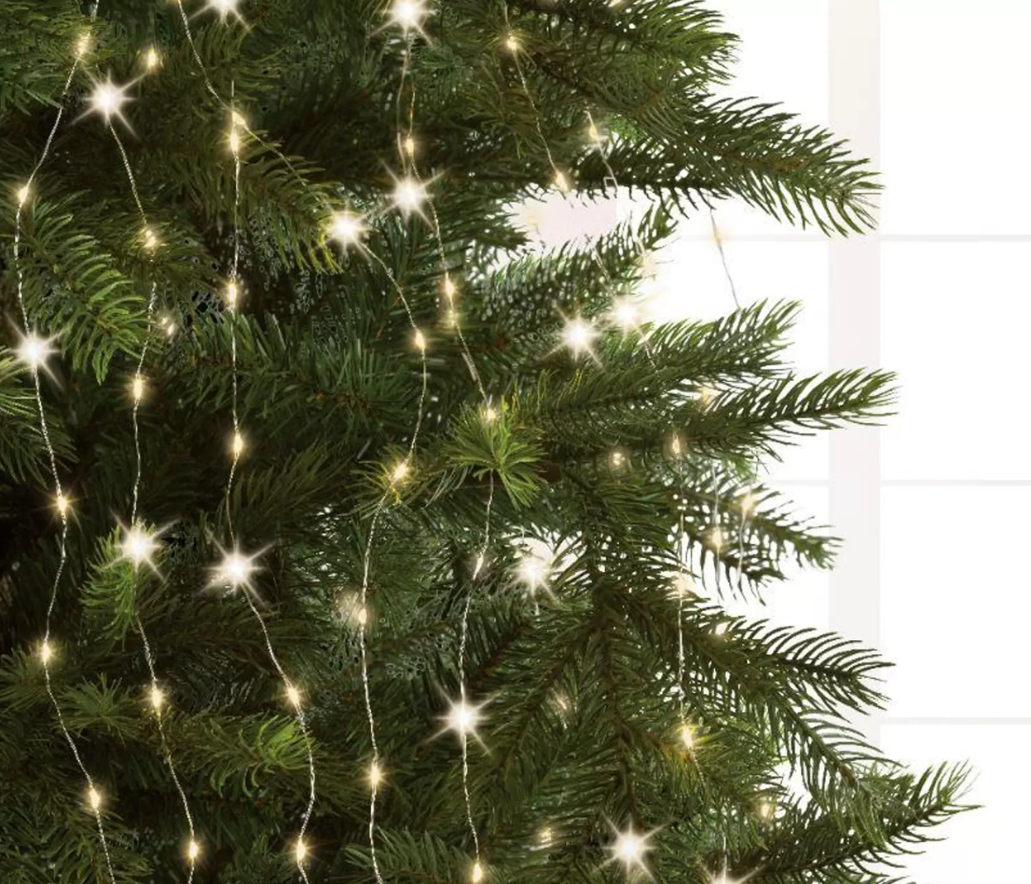 Clearance Treetime Micro LED Tree Bunch 7 Ft. Flashing Warm White Lights