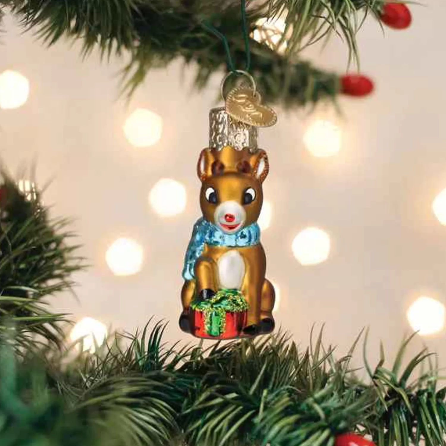 Fashion Treetime Mini Rudolph The Red-nosed Reindeer Ornament