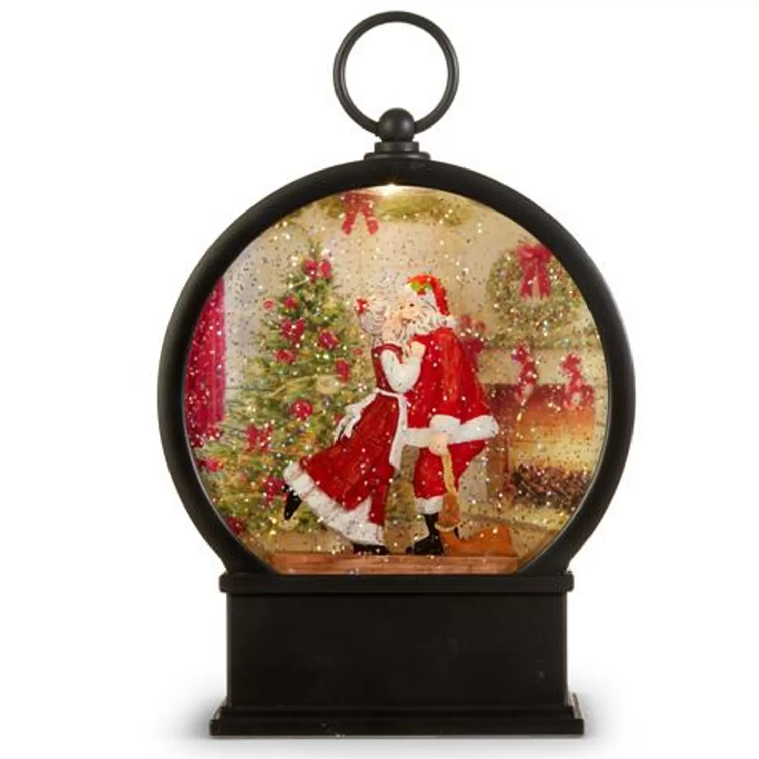 Sale Treetime Mrs Claus Kissing Santa Water Lantern