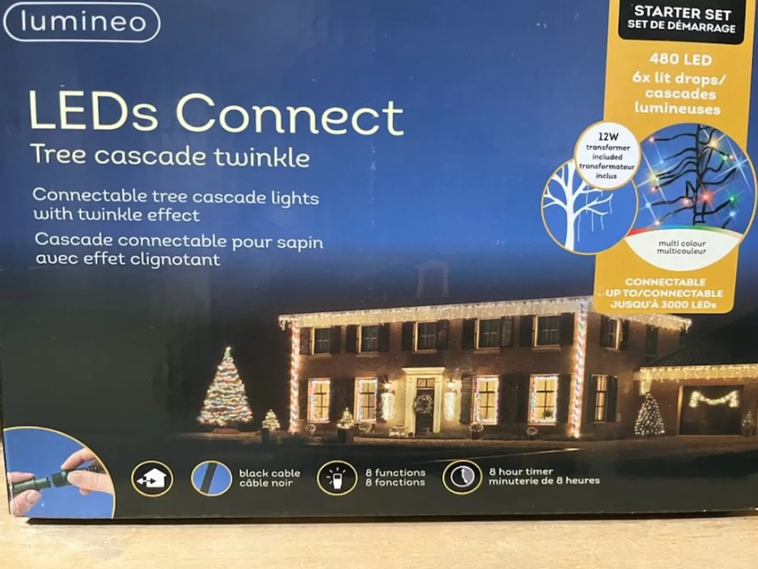 Fashion Treetime Multi LED Connect Cascade Light Set