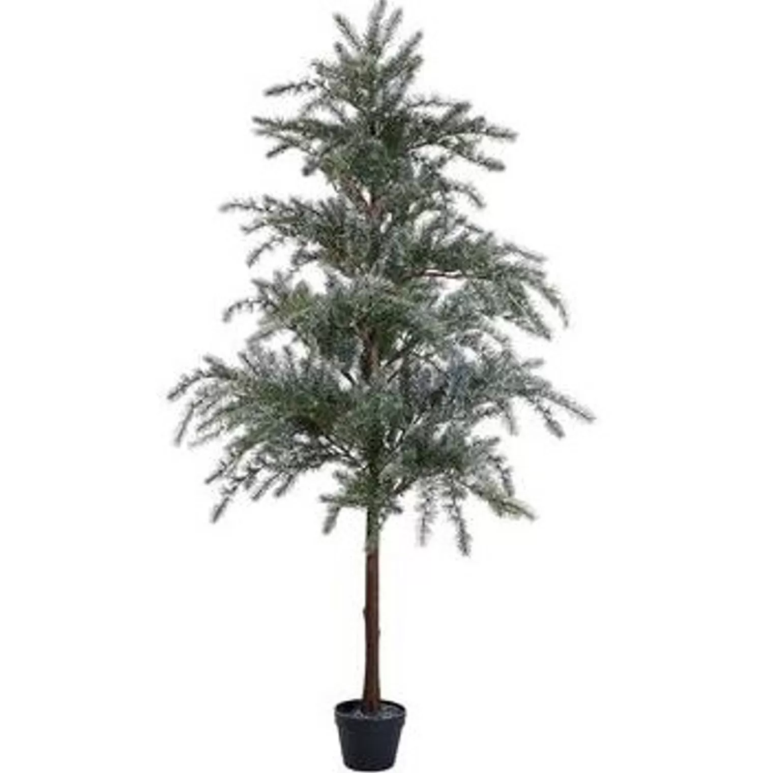 New Treetime PE Snowy Pine Tree In Plastic Pot