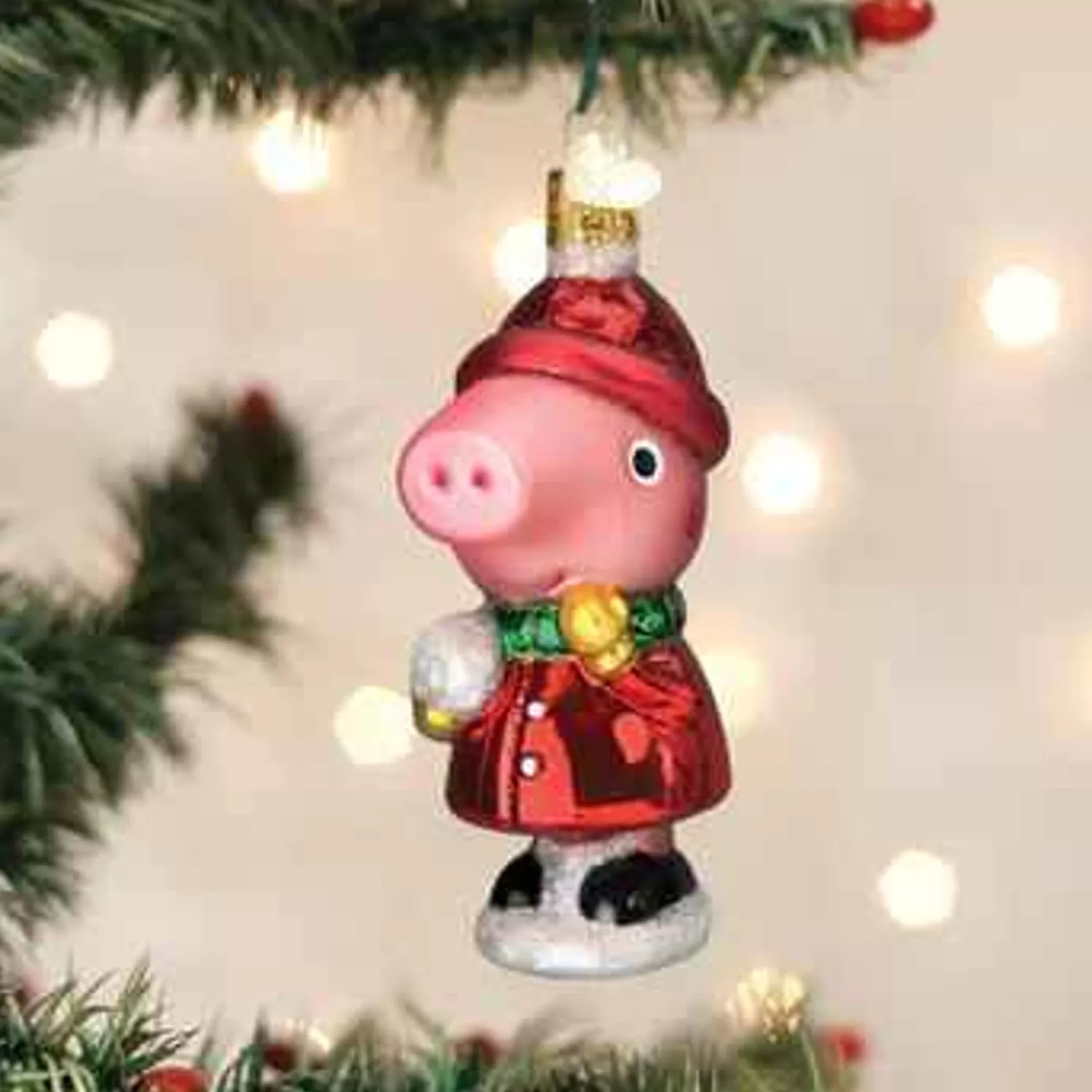 New Treetime Peppa Pig With Snowball Ornament