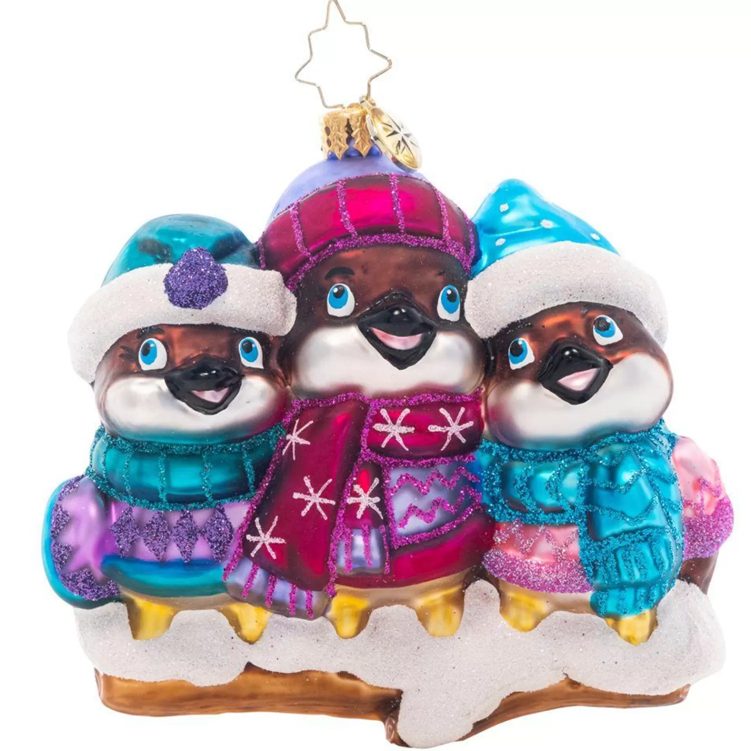 Online Treetime Radko Bundle Up Birdies Ornament