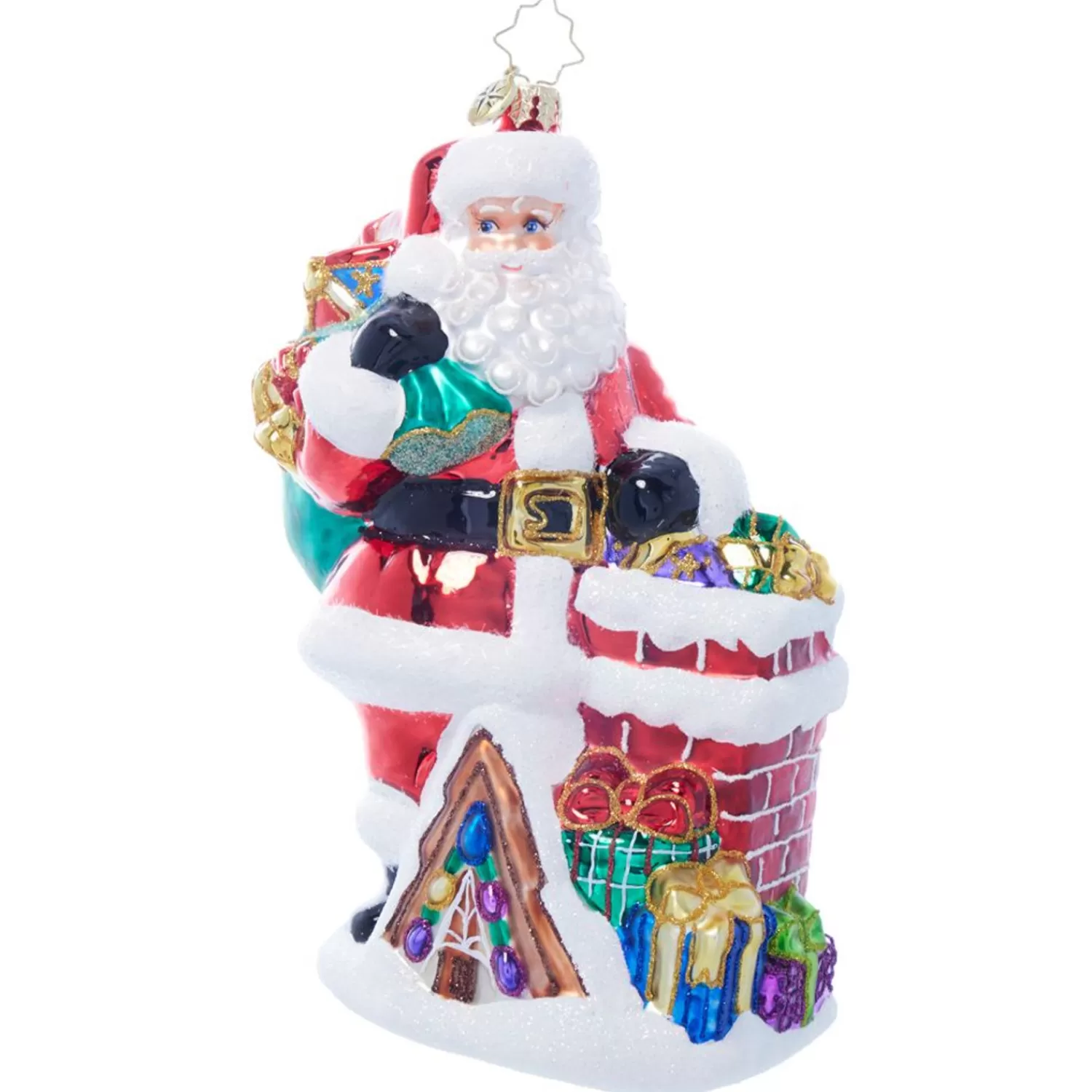 Fashion Treetime Radko Down The Chimney St. Nick Ornament