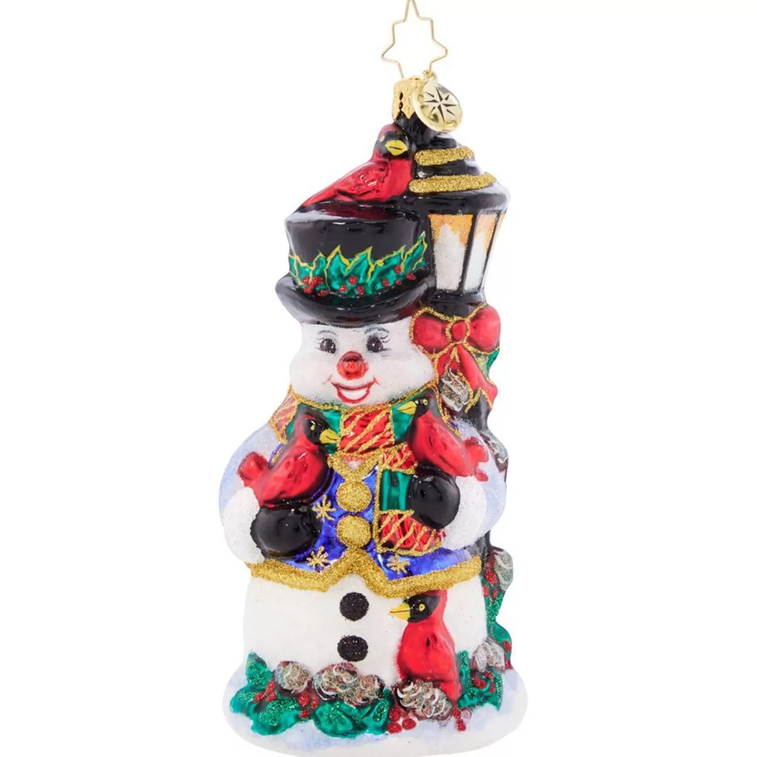 Cheap Treetime Radko Feathered Friends Snowman Ornament