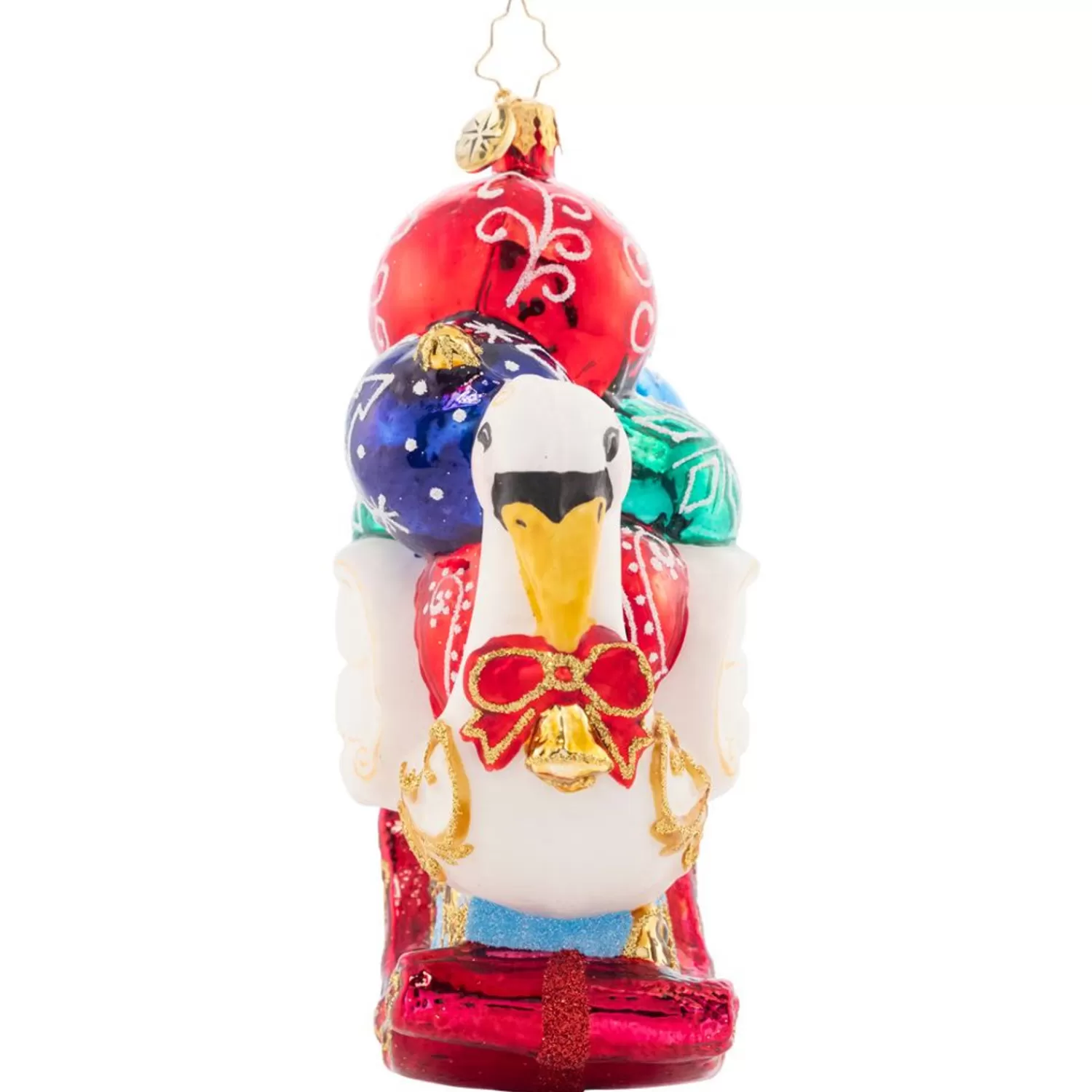 Outlet Treetime Radko Festive Feathers Ornament