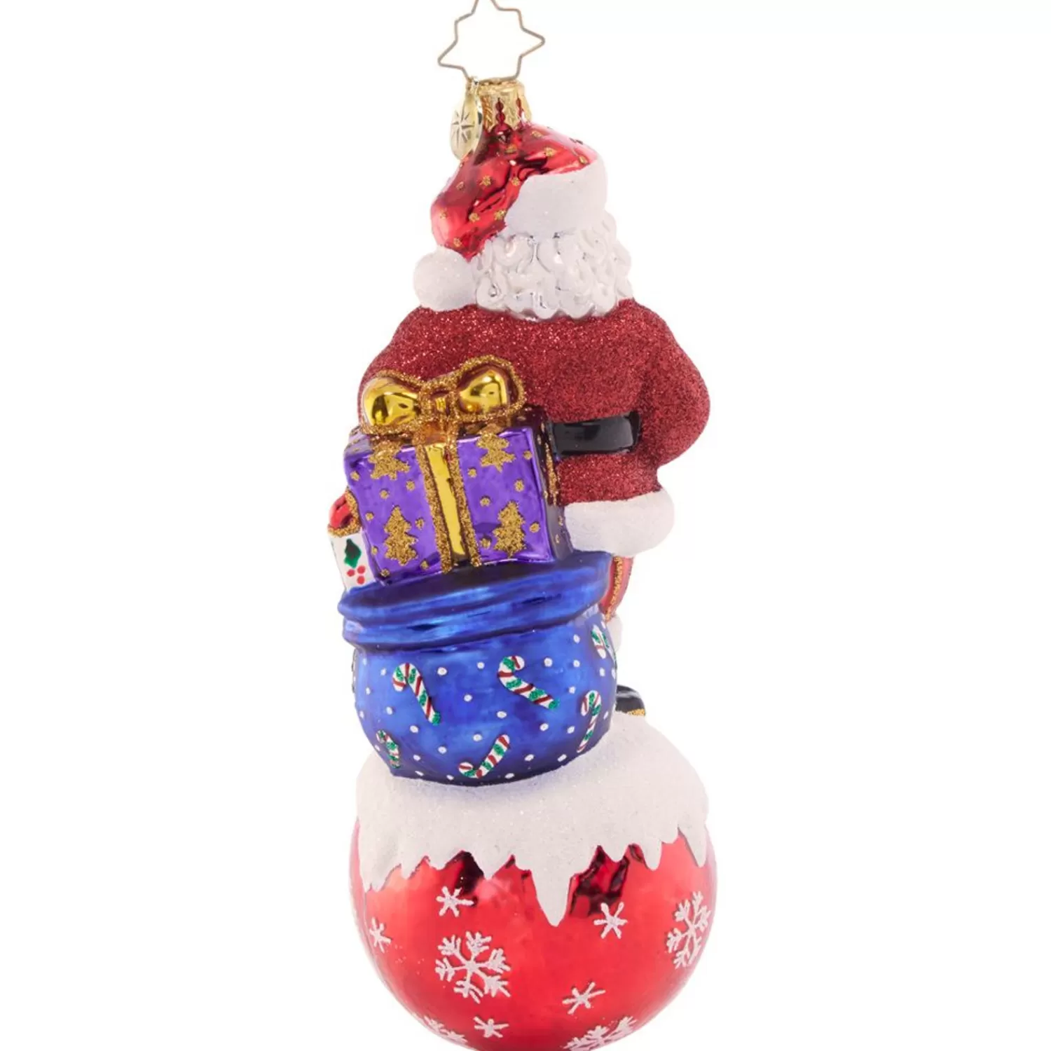 Cheap Treetime Radko On Top Of It Santa Ornament