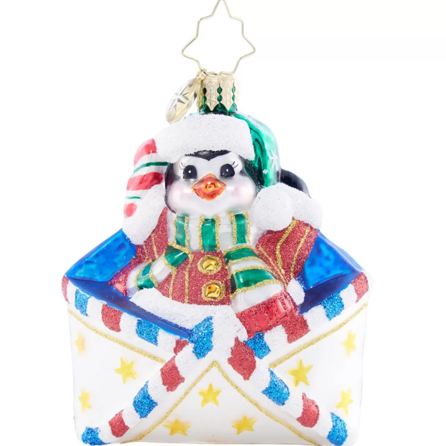 Discount Treetime Radko Penguin Delivery Gem Ornament