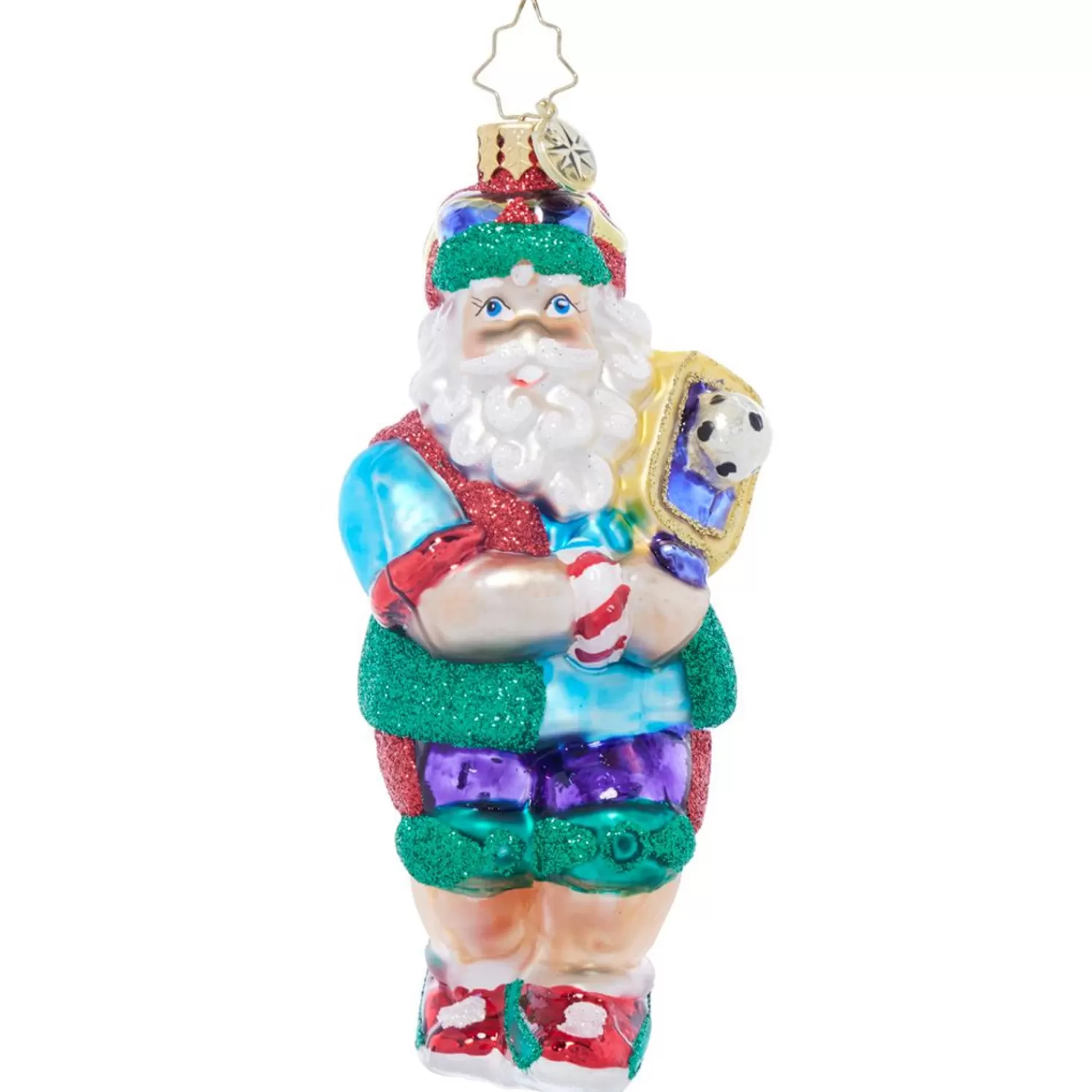 Store Treetime Radko Pickleball Pro Santa Ornament