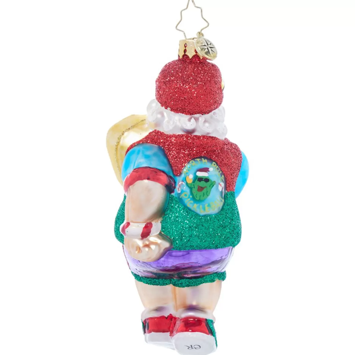 Store Treetime Radko Pickleball Pro Santa Ornament