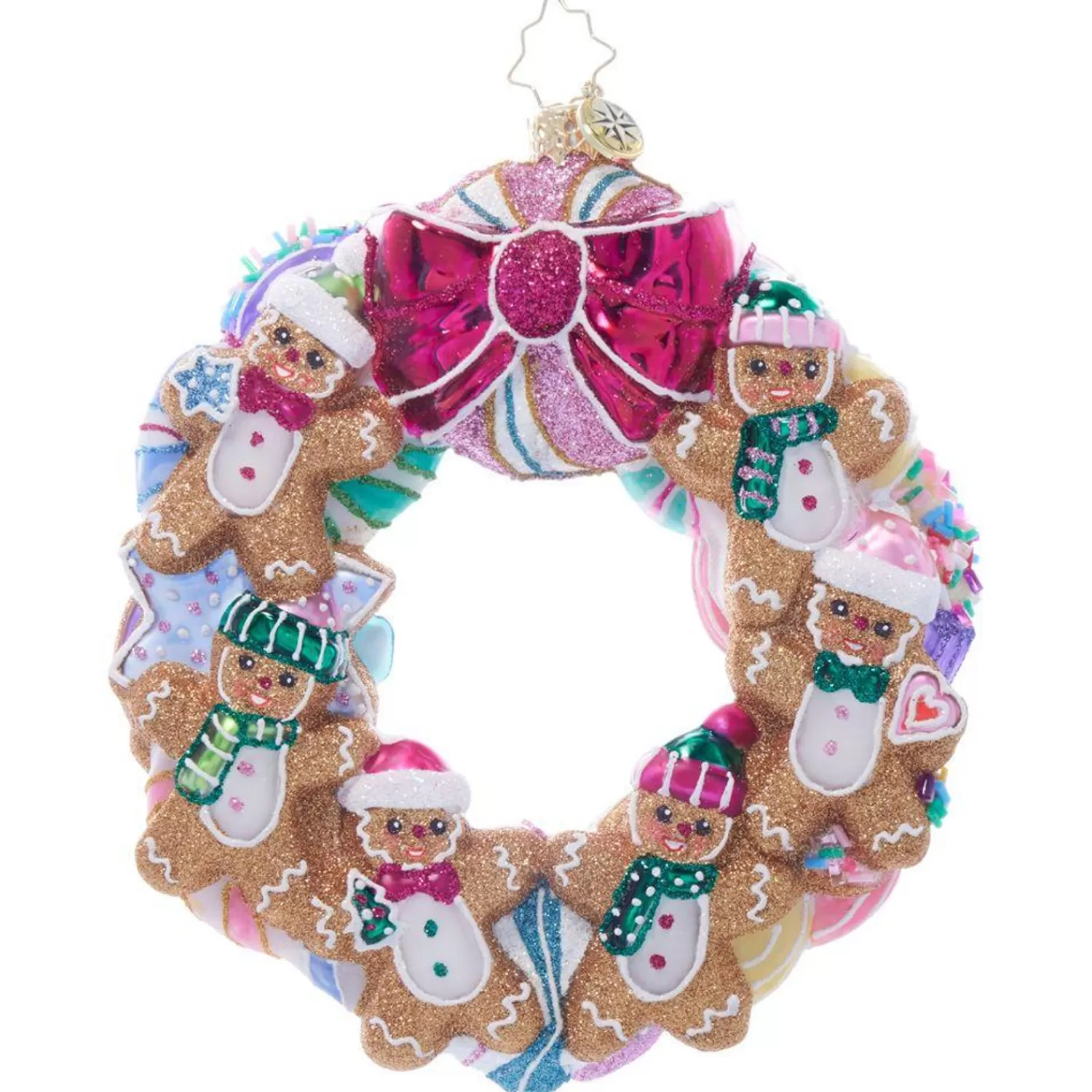 Outlet Treetime Radko Sugar-plum Dancing Dreams Wreath Ornament