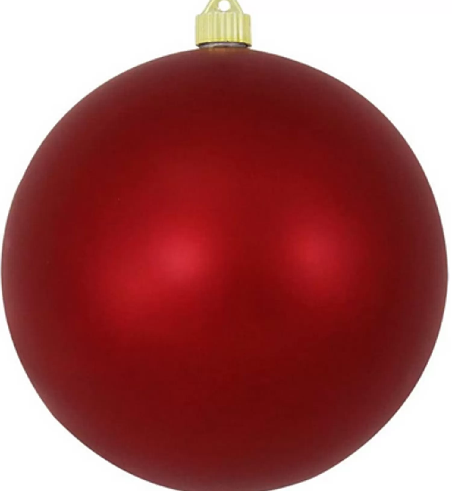 Sale Treetime Red Matte Shatterproof Ball Ornament 10"