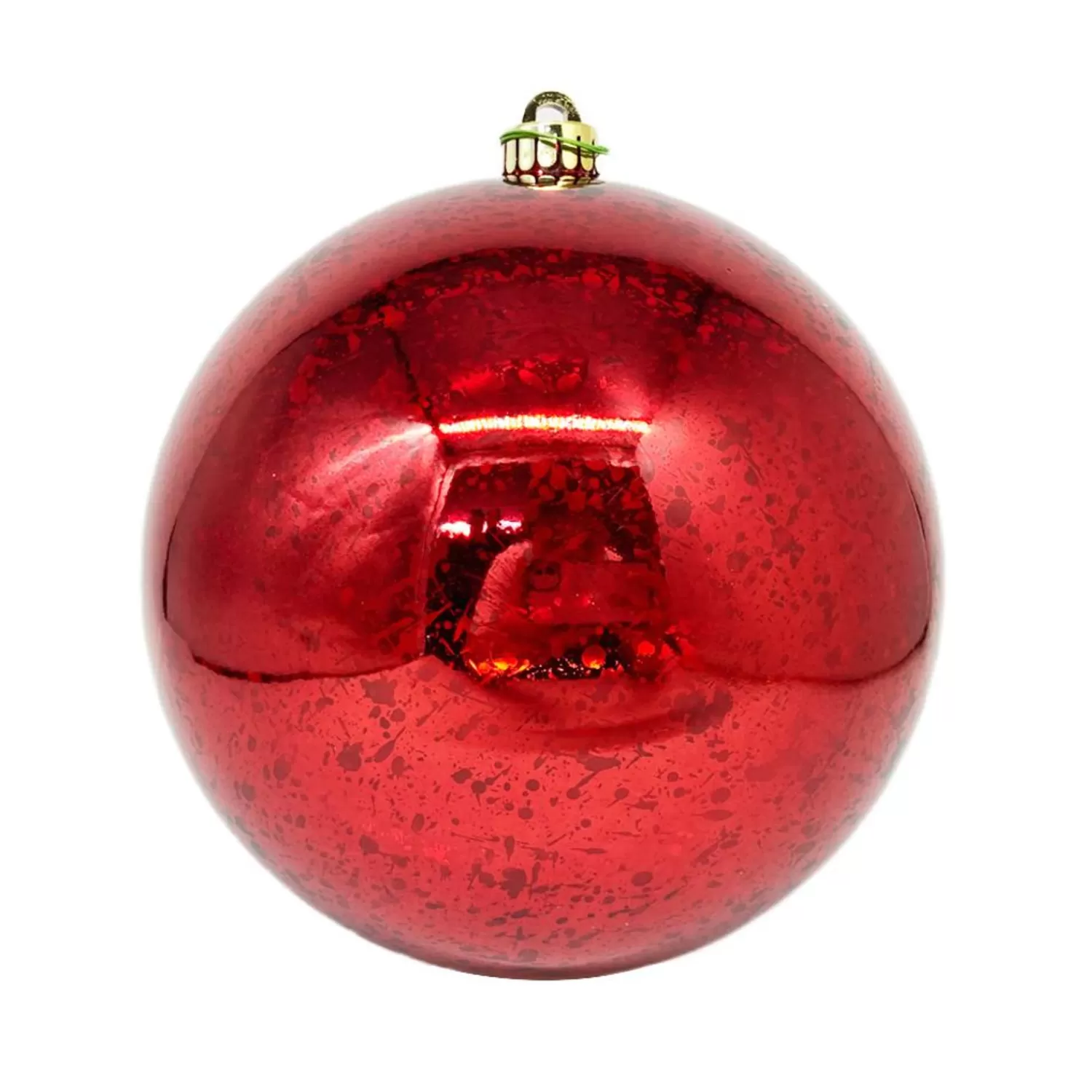 Discount Treetime Red Shiny Mercury Round Ball Ornament 8"