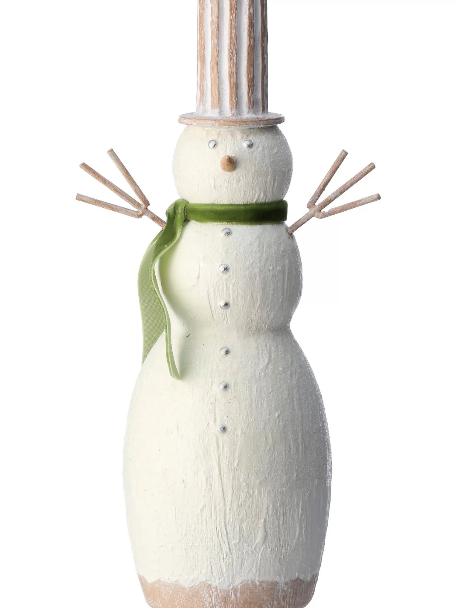 Cheap Treetime Resin Wood Snowman W/Scarf 11"