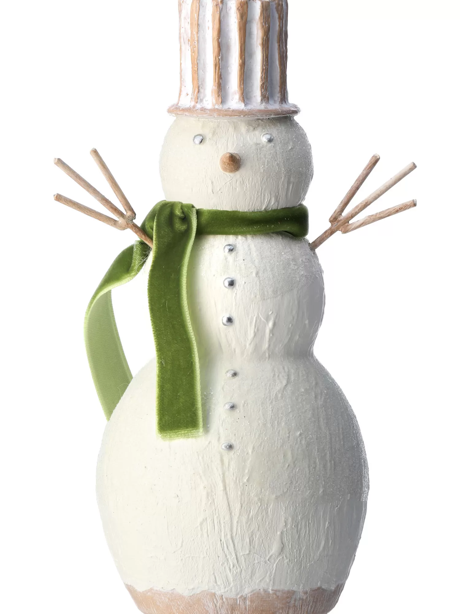 Cheap Treetime Resin Wood Snowman W/Scarf 8.5"