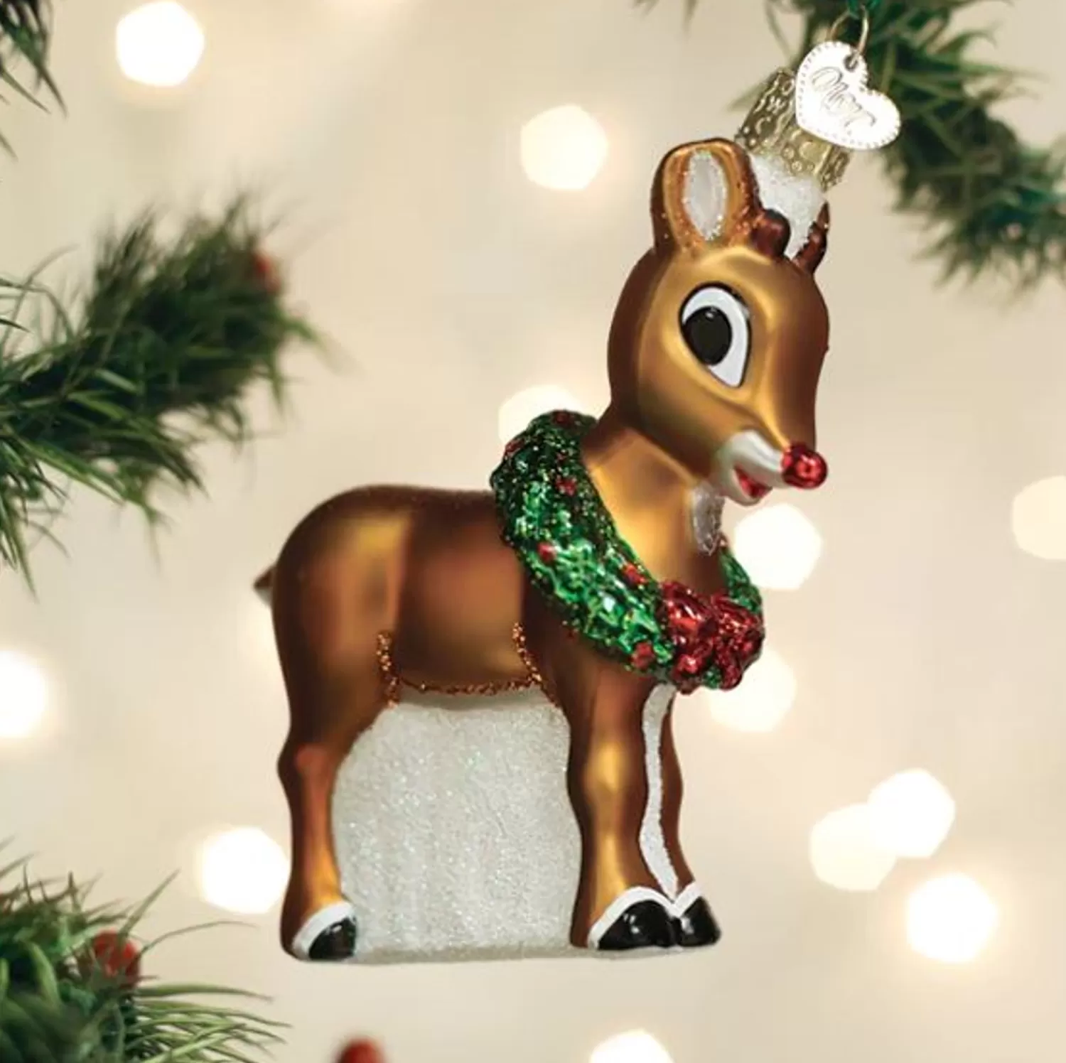 Discount Treetime Rudolph The Red Nose Reindeer Ornament