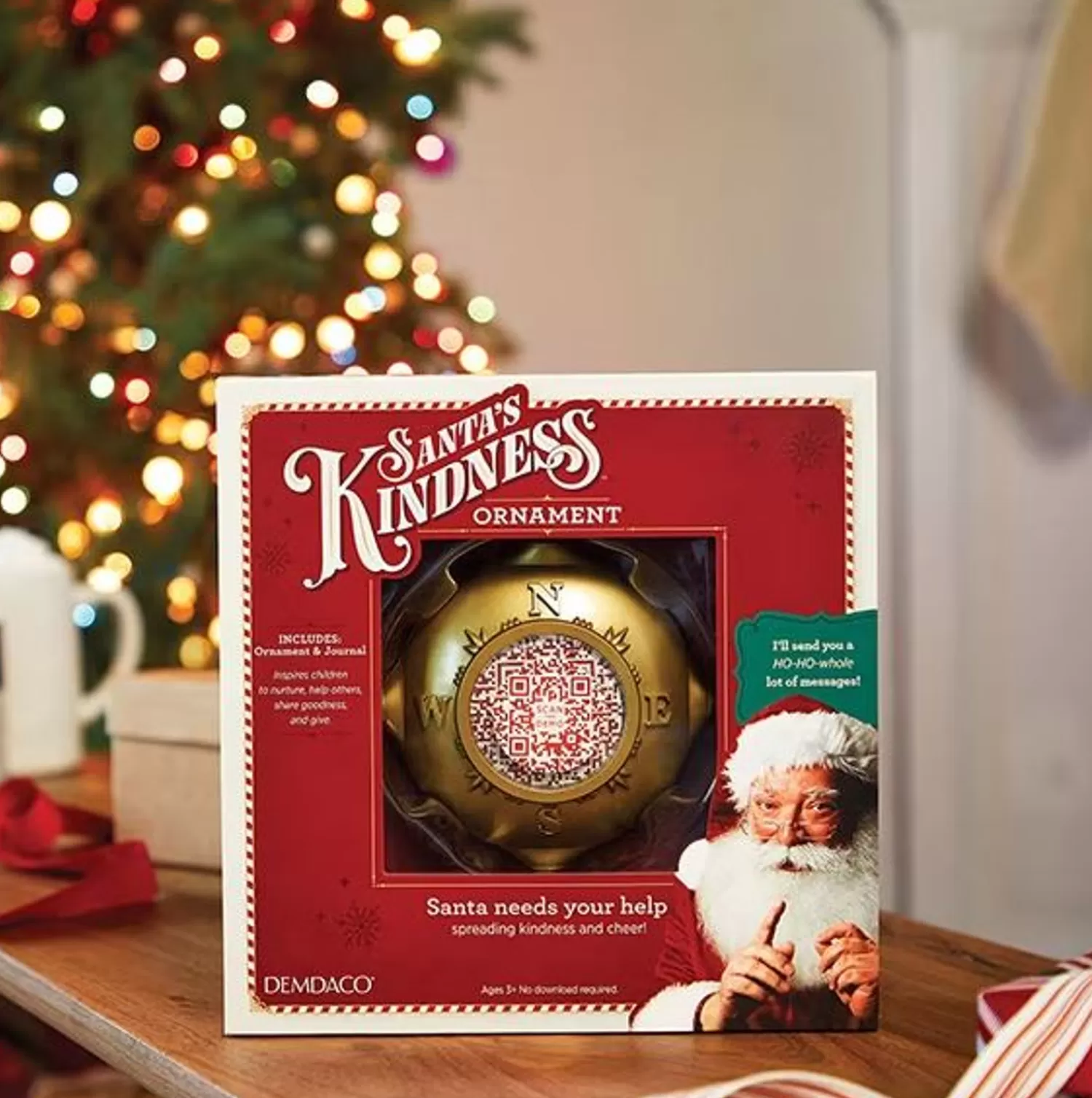 Store Treetime Santa's Kindness Ornament And Journal