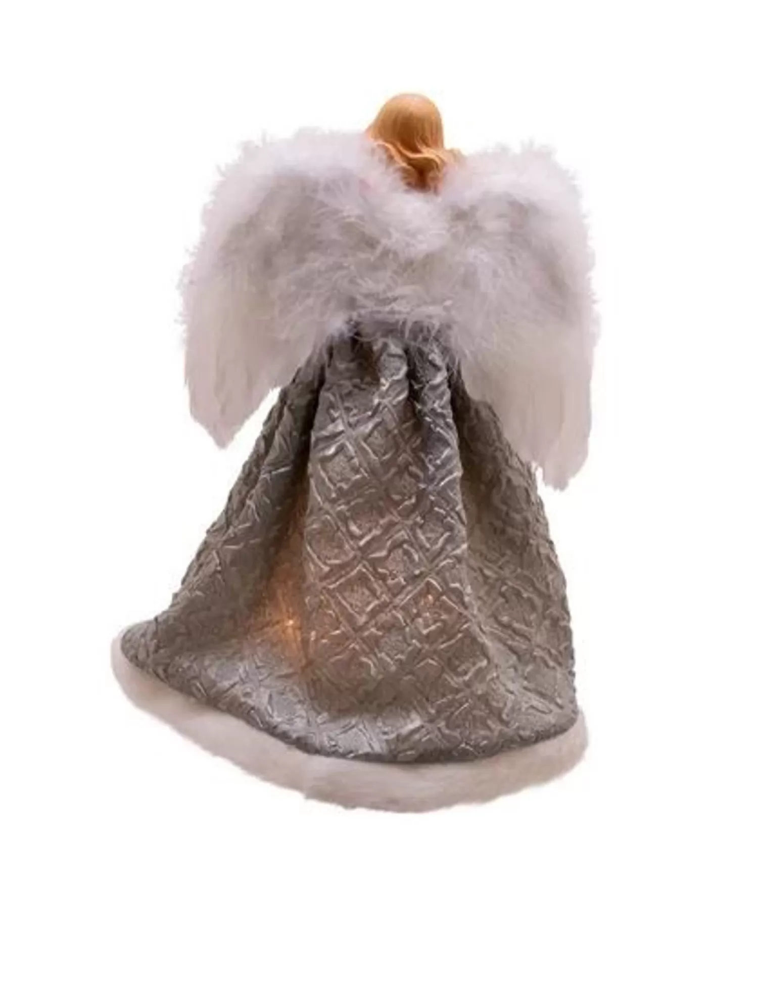 Online Treetime Silver And Grey Angel Tree Topper