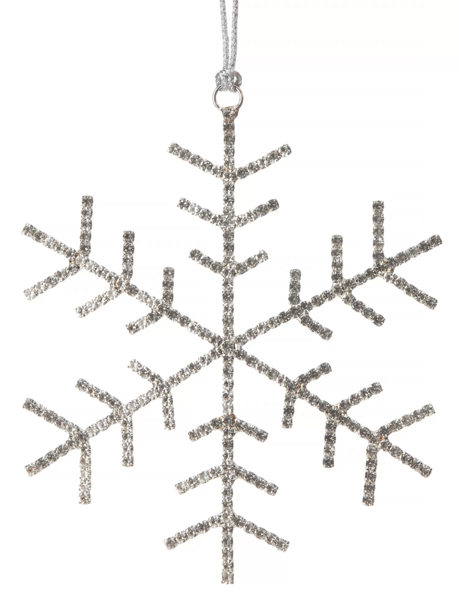 Discount Treetime Silver Petite Jewel Snowflake Orn 5"