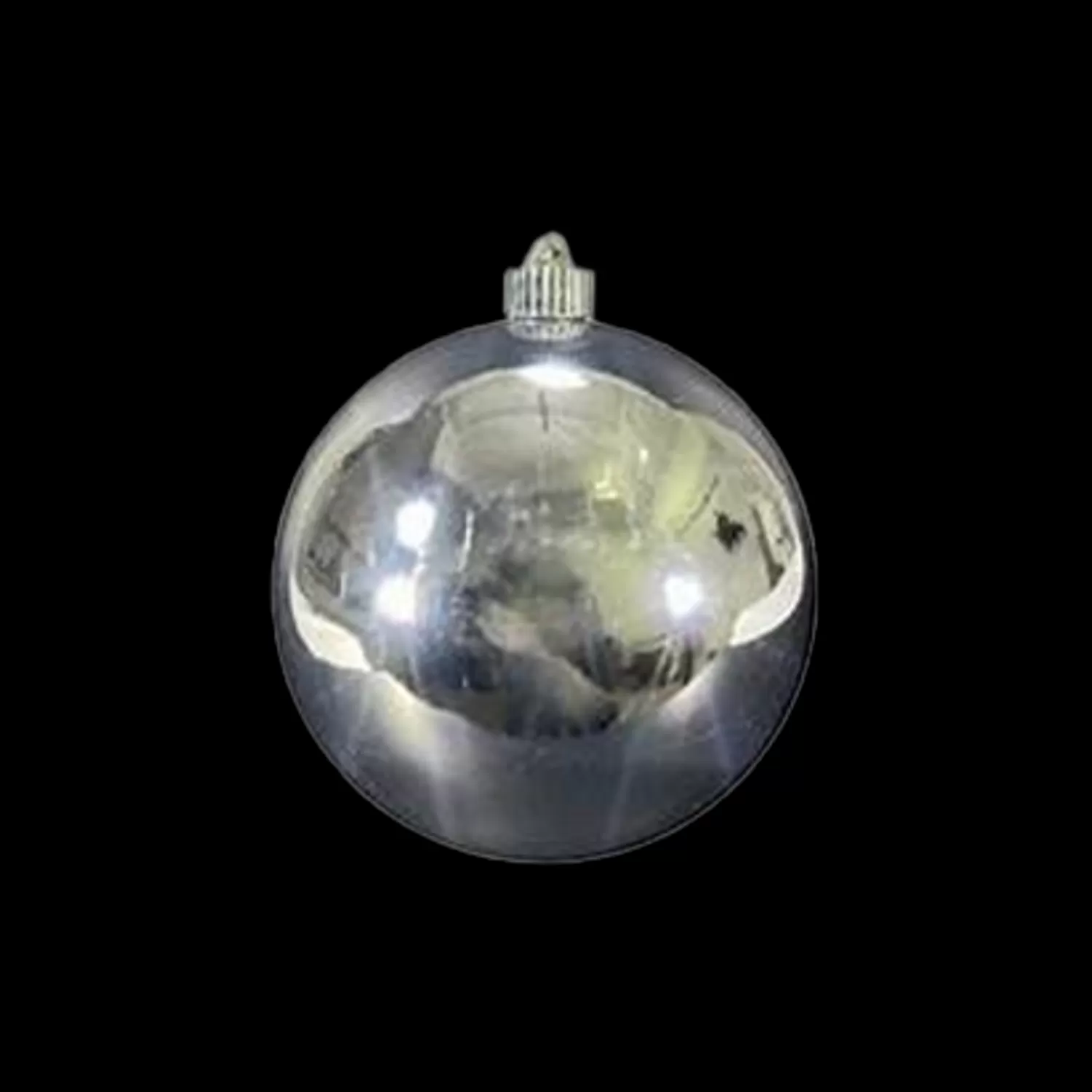 Sale Treetime Silver Shiny Shatterproof Ball Ornament 10"